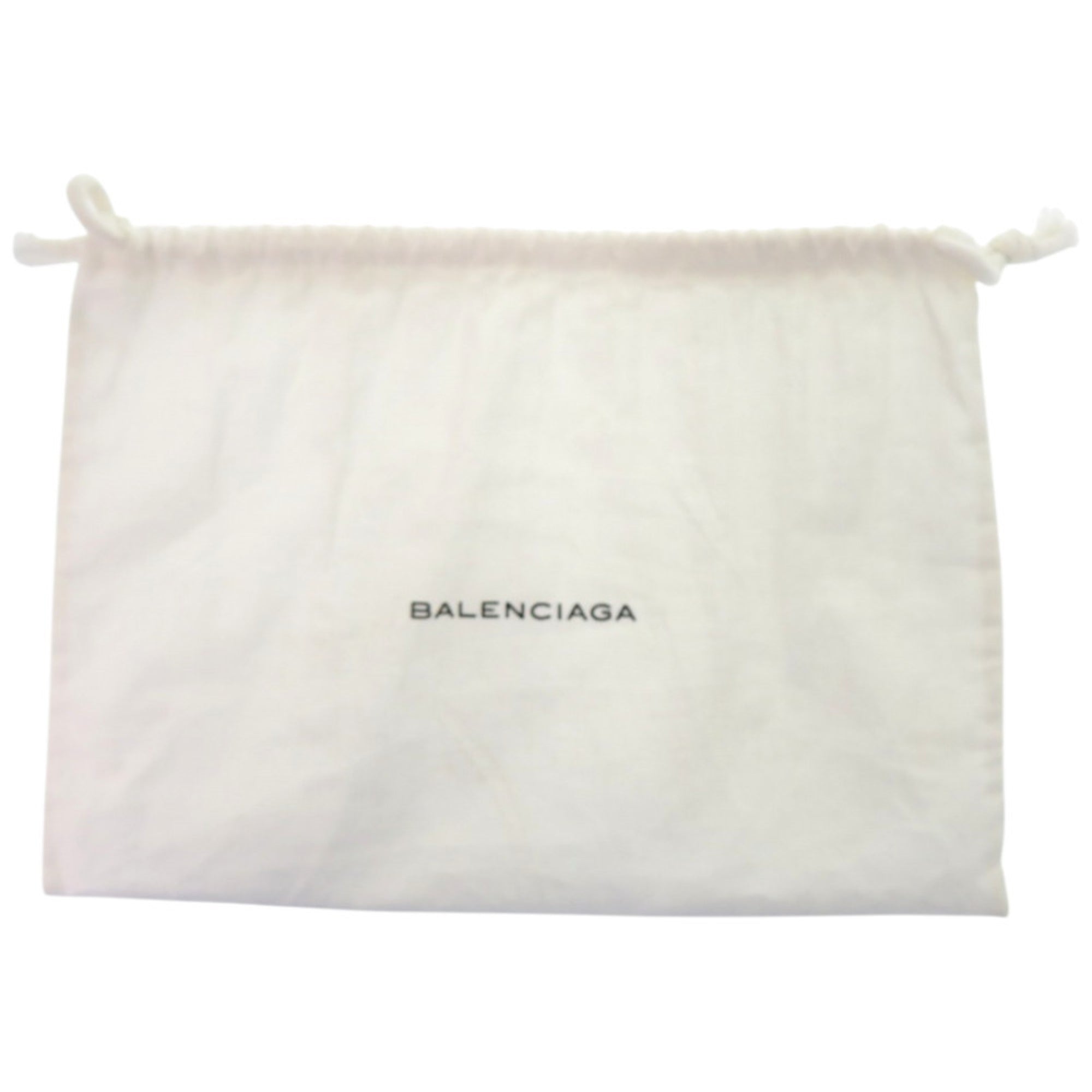 Balenciaga Ivory White Leather Metal Shoulder Bag (Pre-Owned)