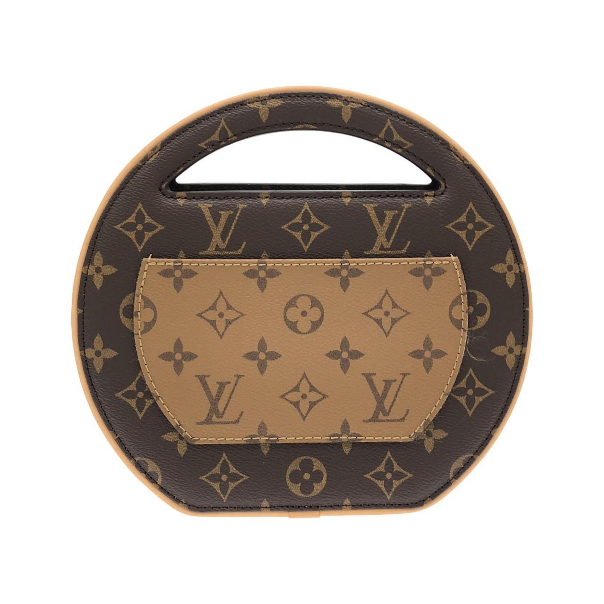 Louis Vuitton Marron Coated Canvas Shoulder Bag (Pre-Owned)