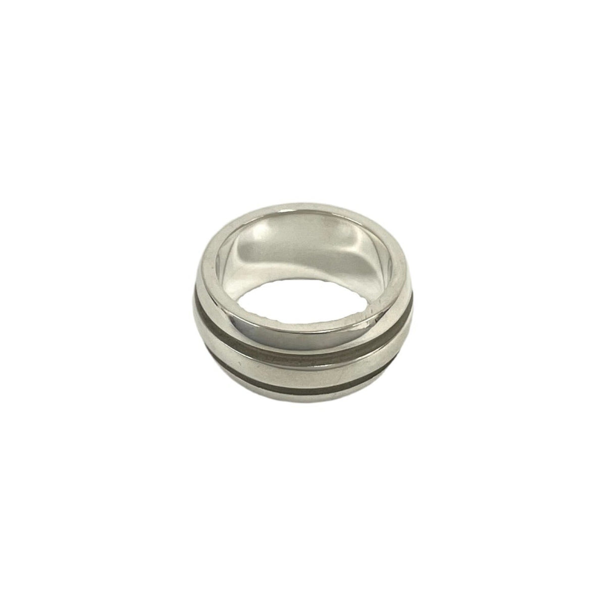 Tiffany Silver Silver 925 Band Ring (Pre-Owned)