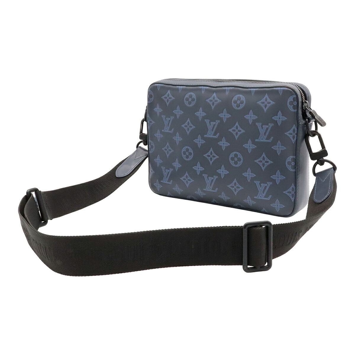Louis Vuitton Navy Monogram Shadow Shoulder Bag (Pre-Owned)
