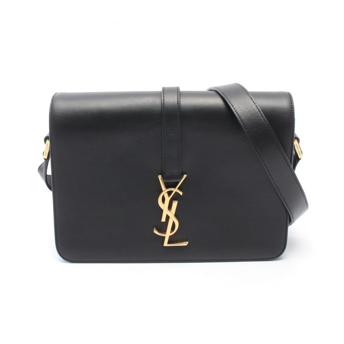 Yves Saint Laurent Black Leather Shoulder Bag (Pre-Owned)