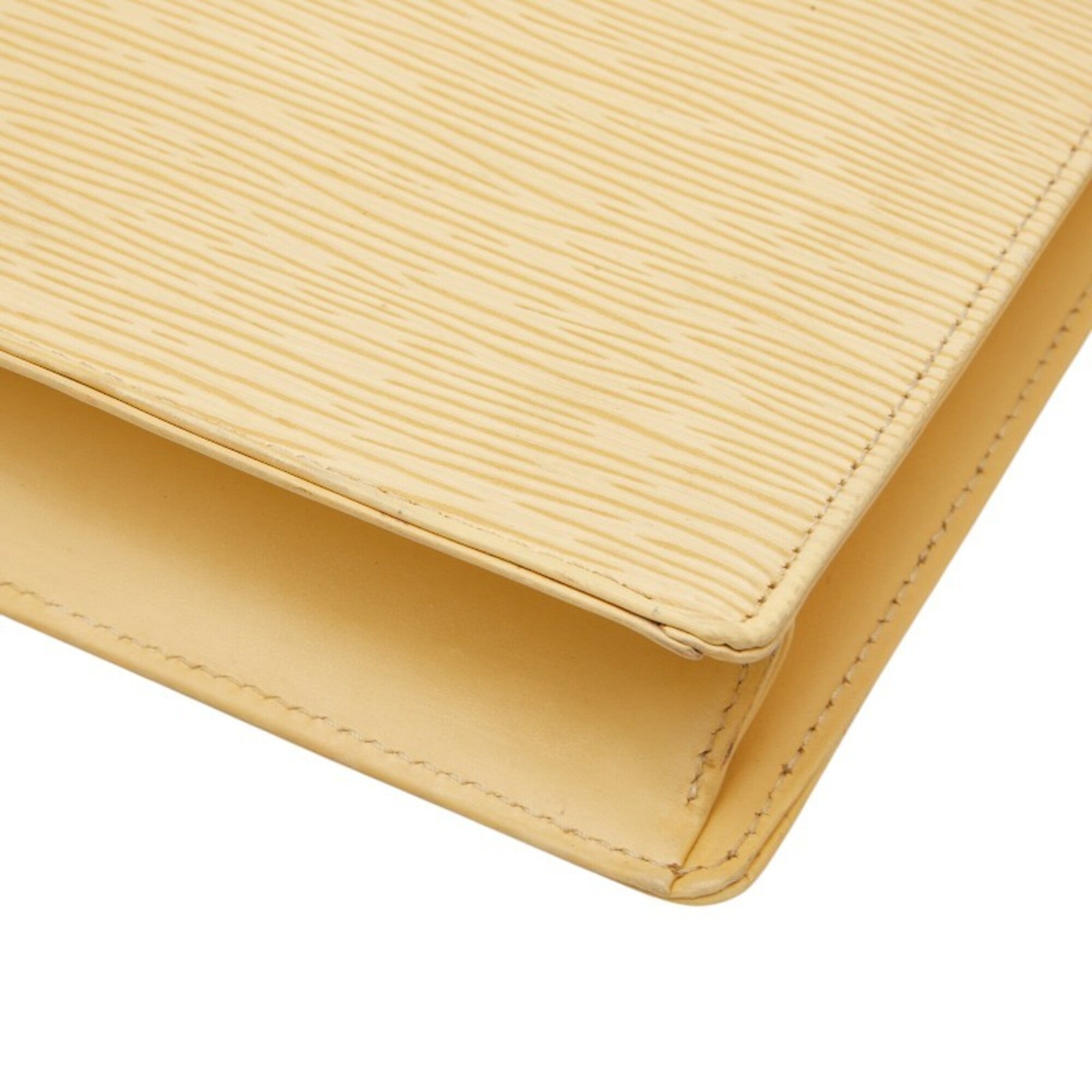 Louis Vuitton Vanilla Yellow Leather Shoulder Bag (Pre-Owned)