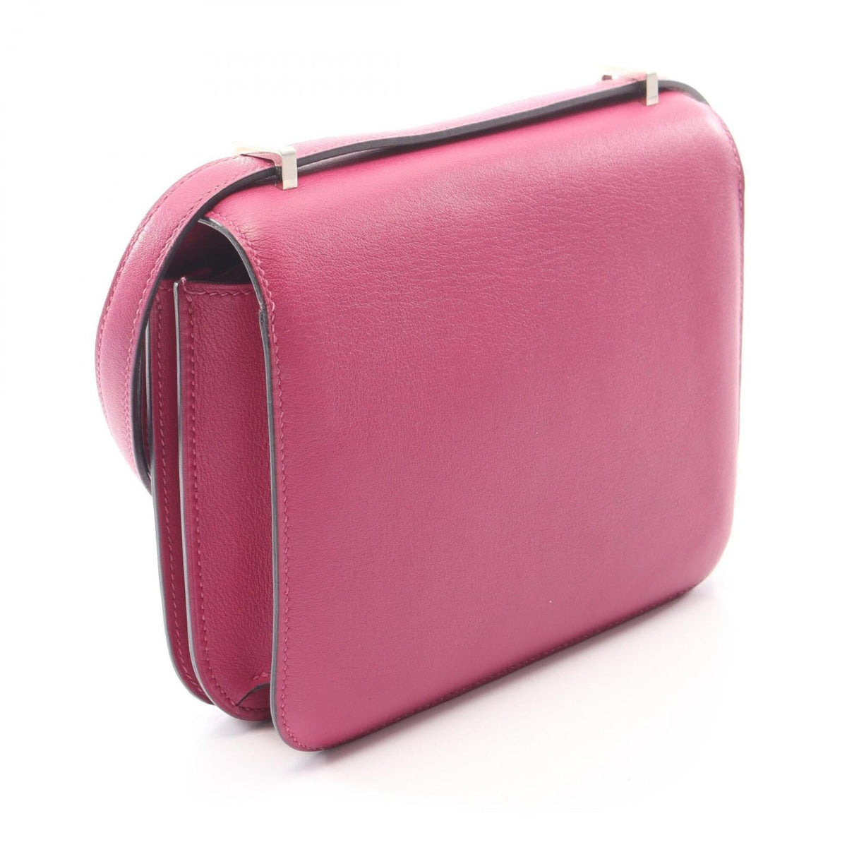 Hermes Pink Rose Purple Swift Leather Shoulder Bag (Pre-Owned)