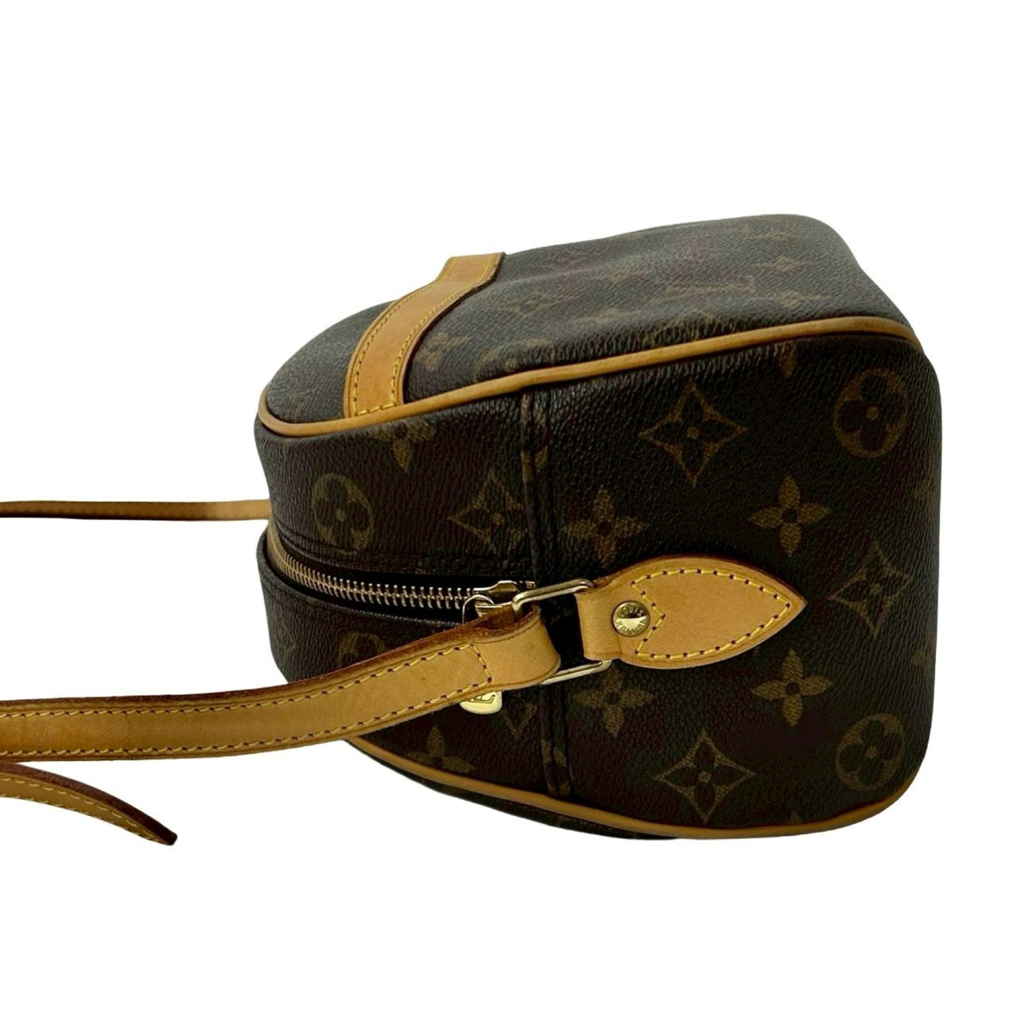 Louis Vuitton Brown Leather Pvc Pochette Shoulder Bag (Pre-Owned)