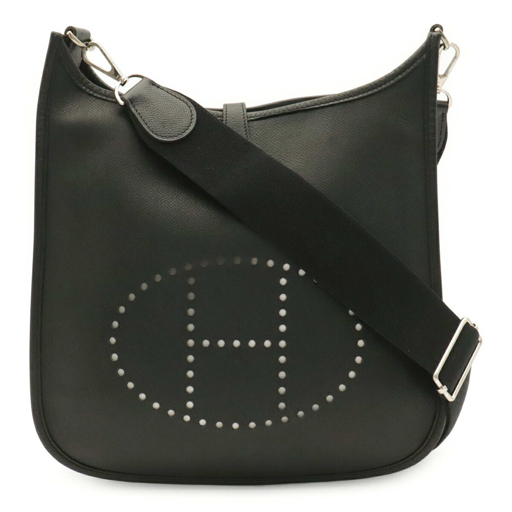 Hermes Black Epsom Leather Shoulder Bag (Pre-Owned)