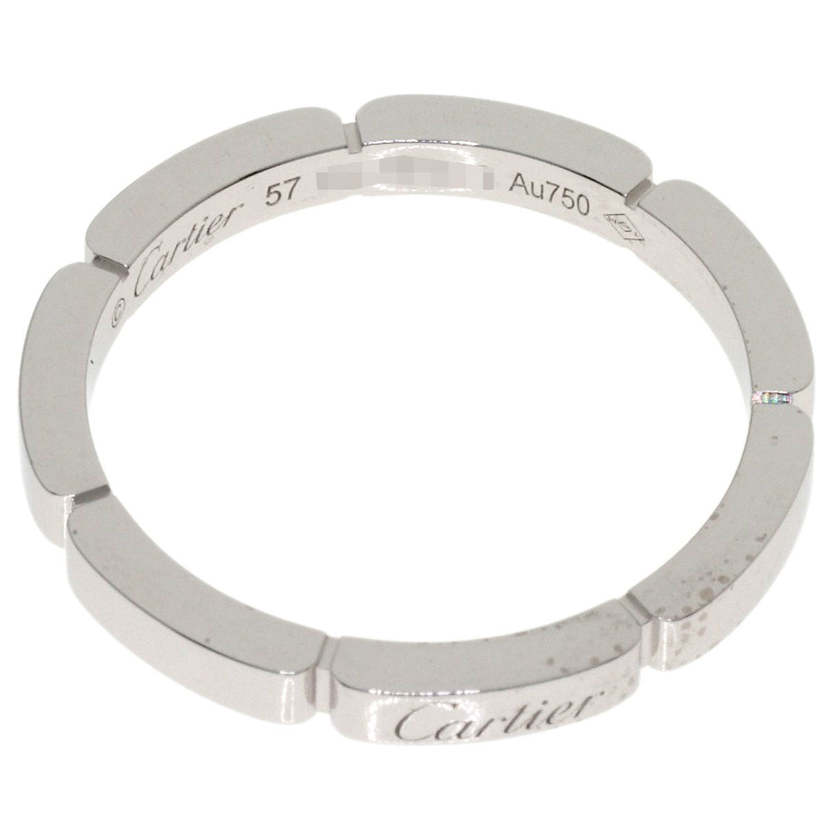 Cartier White Gold White Gold (18K) Band Ring (Pre-Owned)