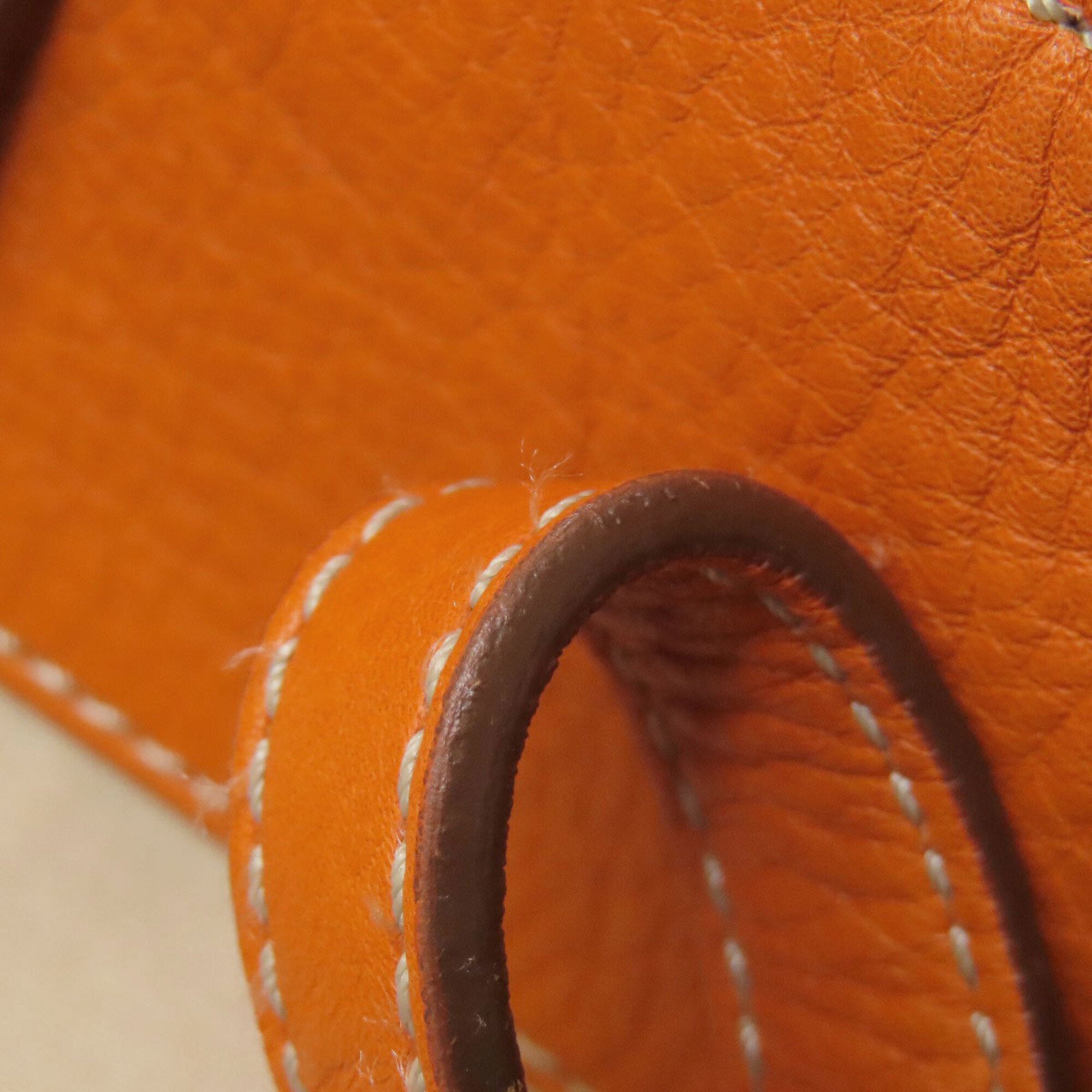 Tod's Orange Leather Tote Bag (Pre-Owned)