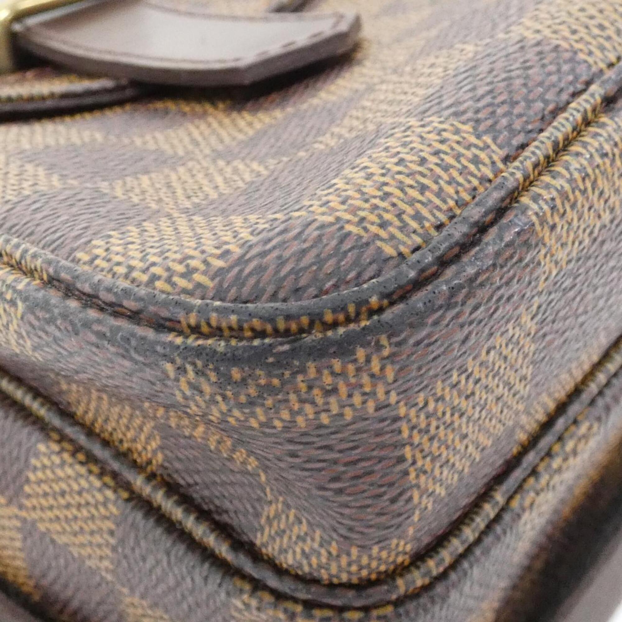Louis Vuitton Brown Coated Canvas Shoulder Bag (Pre-Owned)