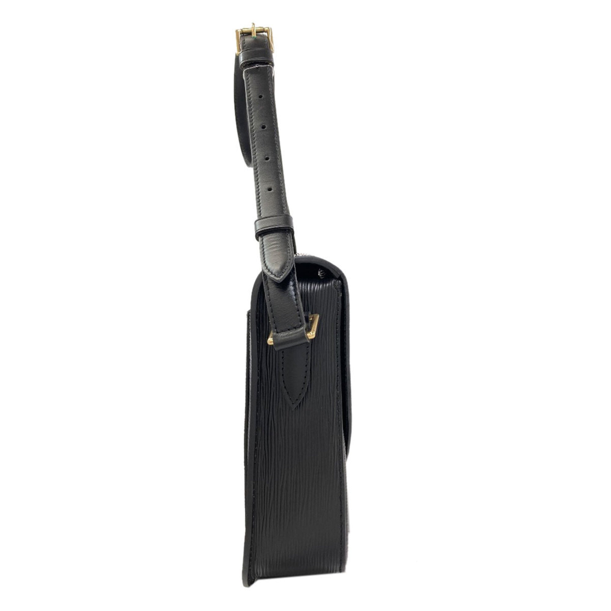 Louis Vuitton Epi Black Epi Leather Shoulder Bag (Pre-Owned)