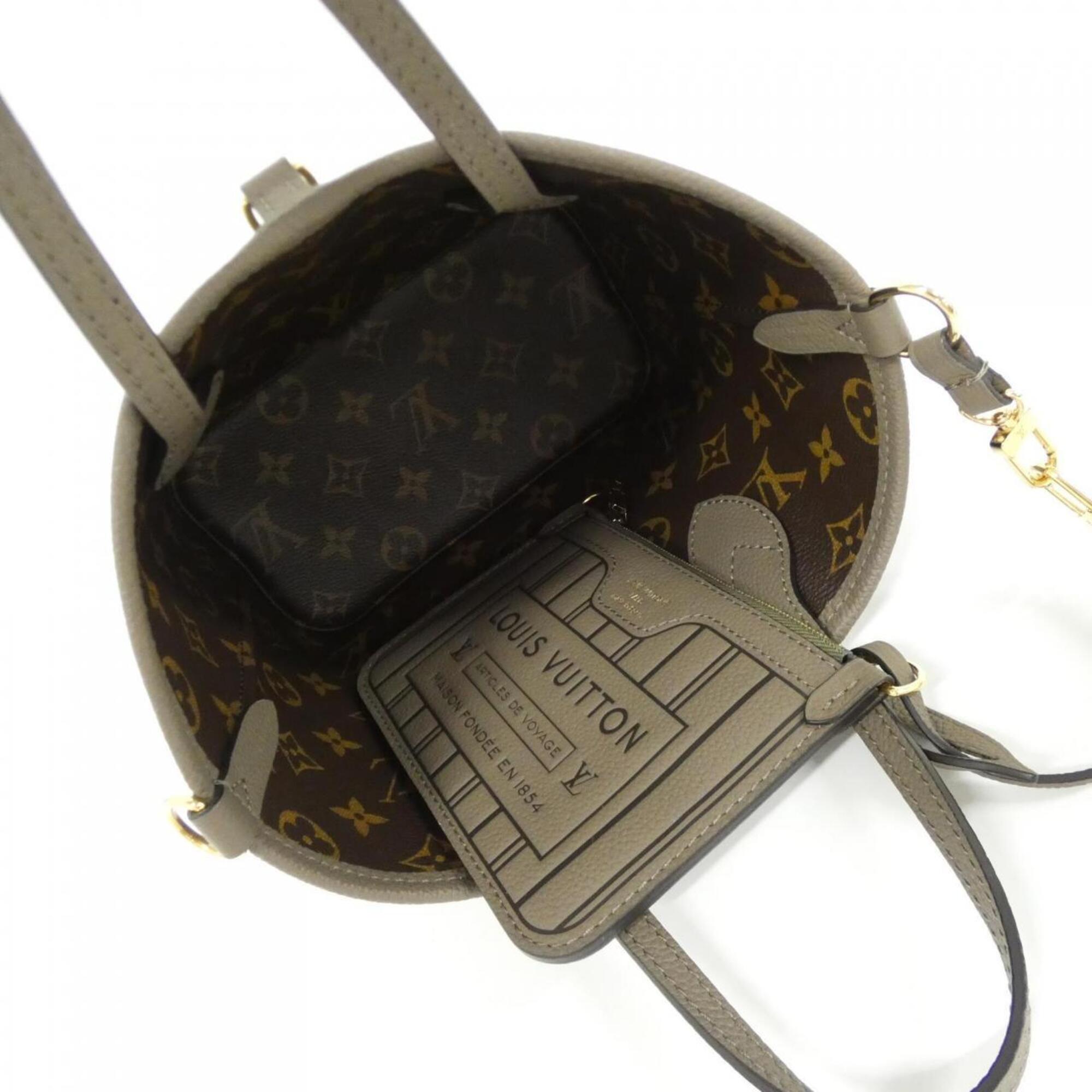 Louis Vuitton Brown Coated Canvas Leather Handbag (Pre-Owned)