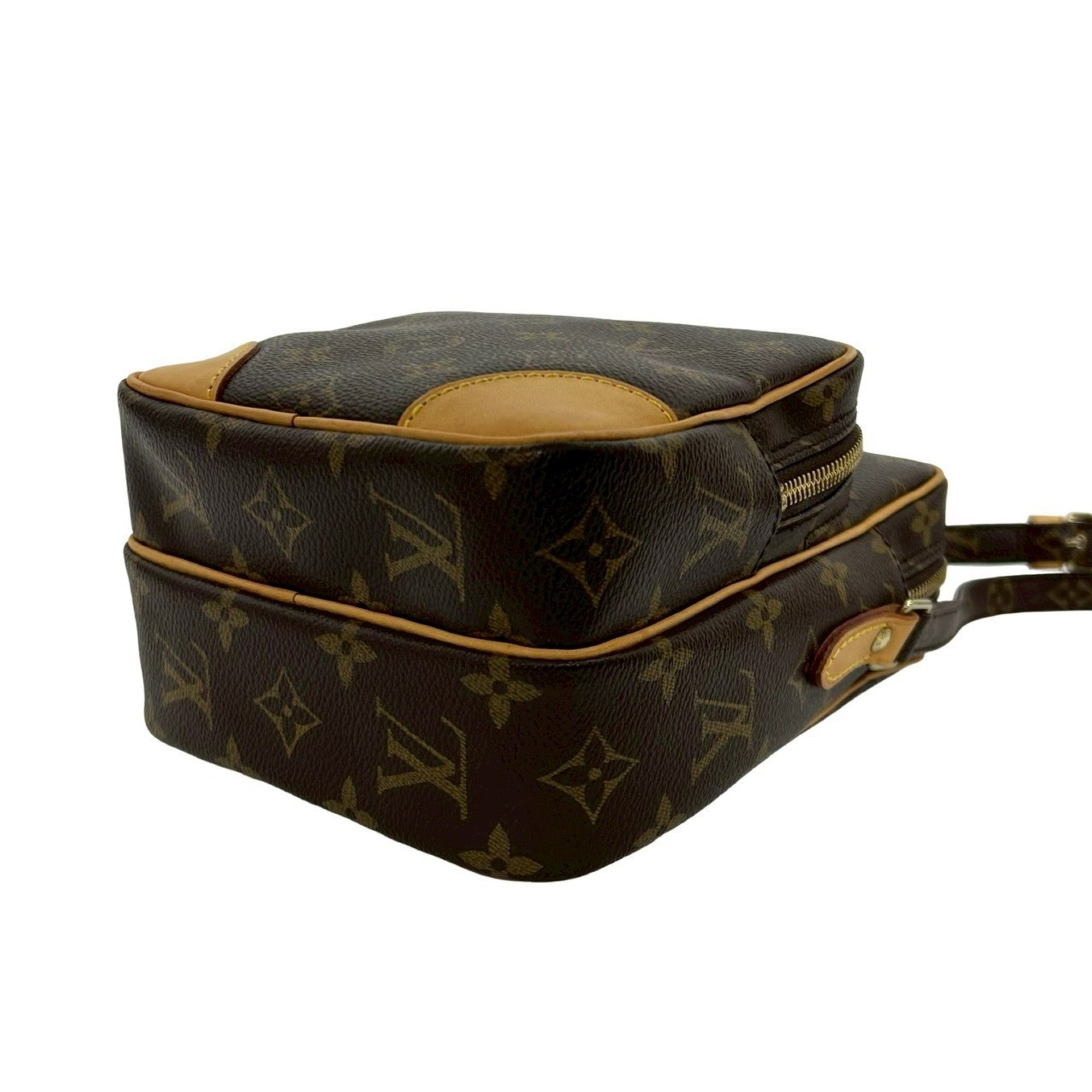 Louis Vuitton Brown Leather Pvc Pochette Shoulder Bag (Pre-Owned)