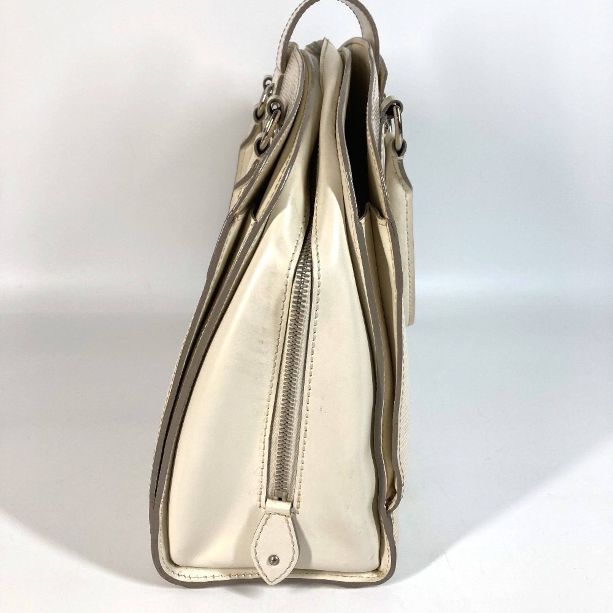 Louis Vuitton Lv Off White White Epi Leather Boston Bag Handbag Shoulder Bag (Pre-Owned)