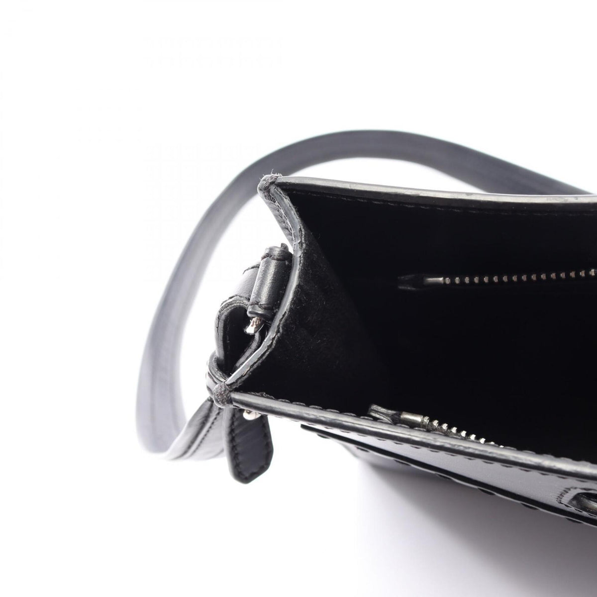 Fendi Black Leather Handbag (Pre-Owned)