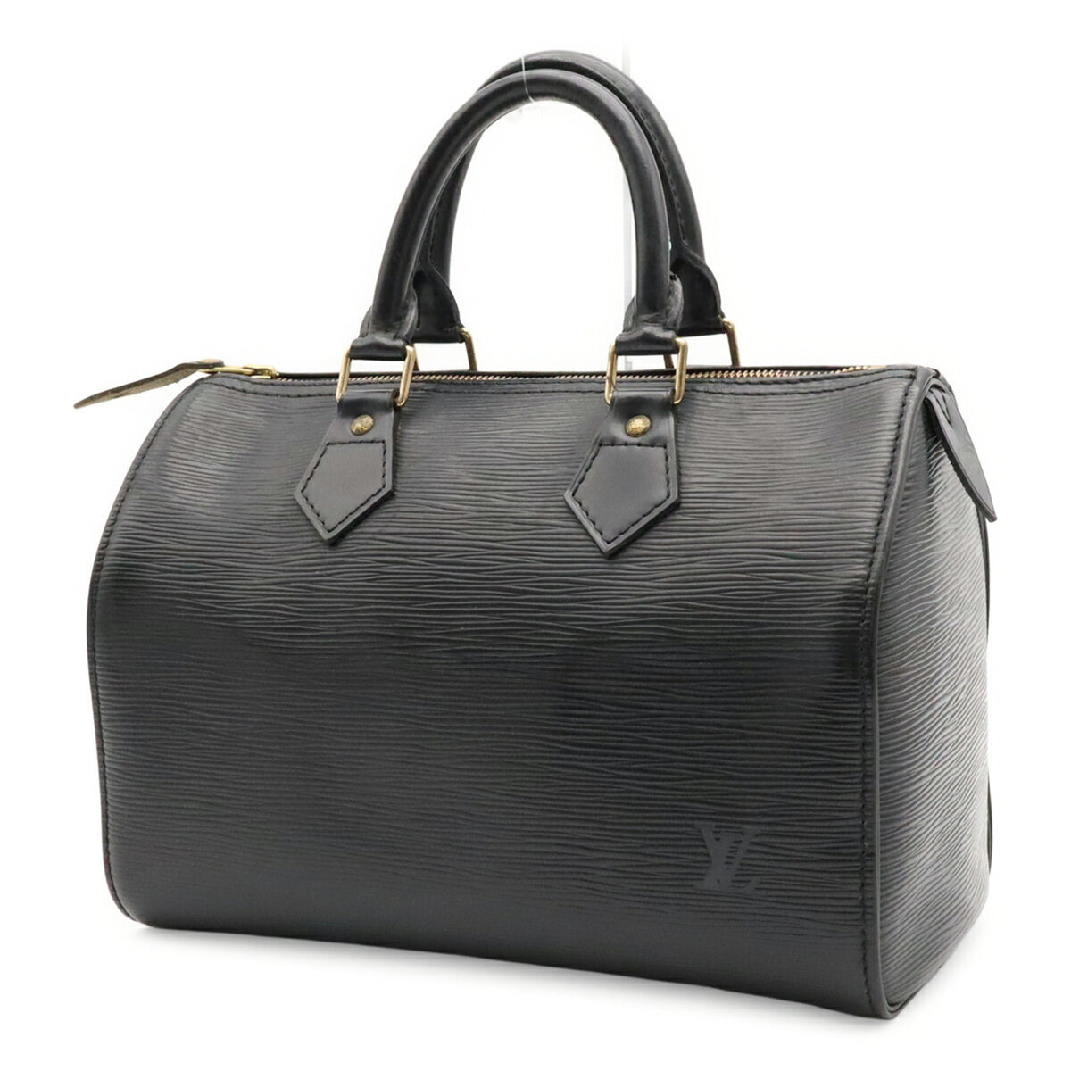 Louis Vuitton Noir Epi Leather Boston Bag Handbag (Pre-Owned)