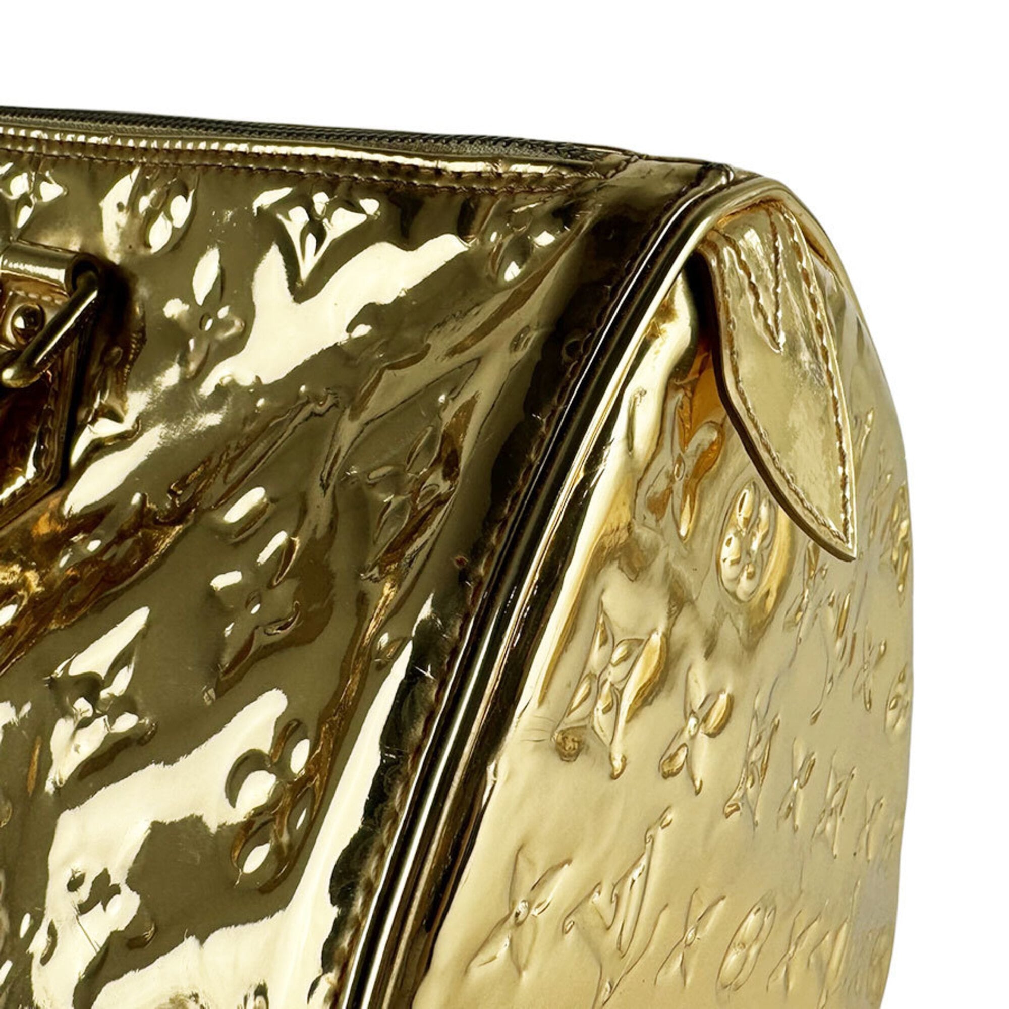 Louis Vuitton Gold Monogram Miroir Handbag (Pre-Owned)