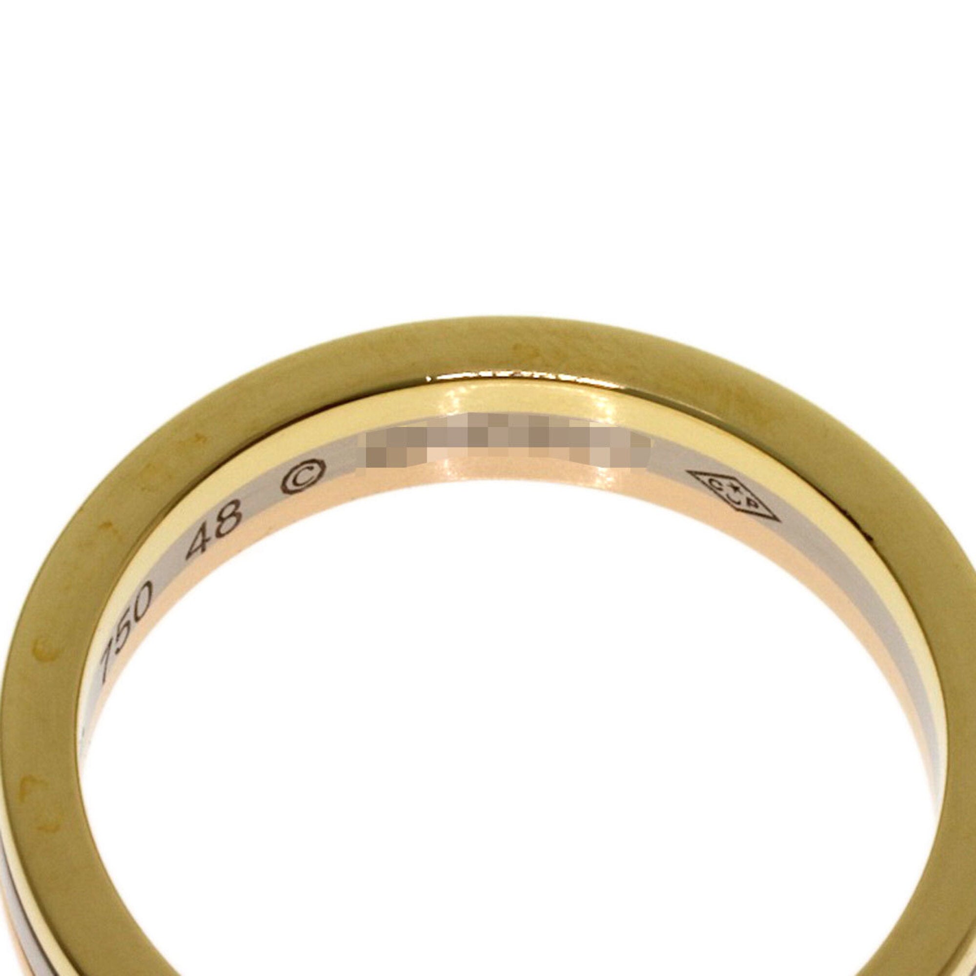 Cartier Yellow Gold (18K) Pink Gold (18K) White Gold (18K) Band Ring (Pre-Owned)