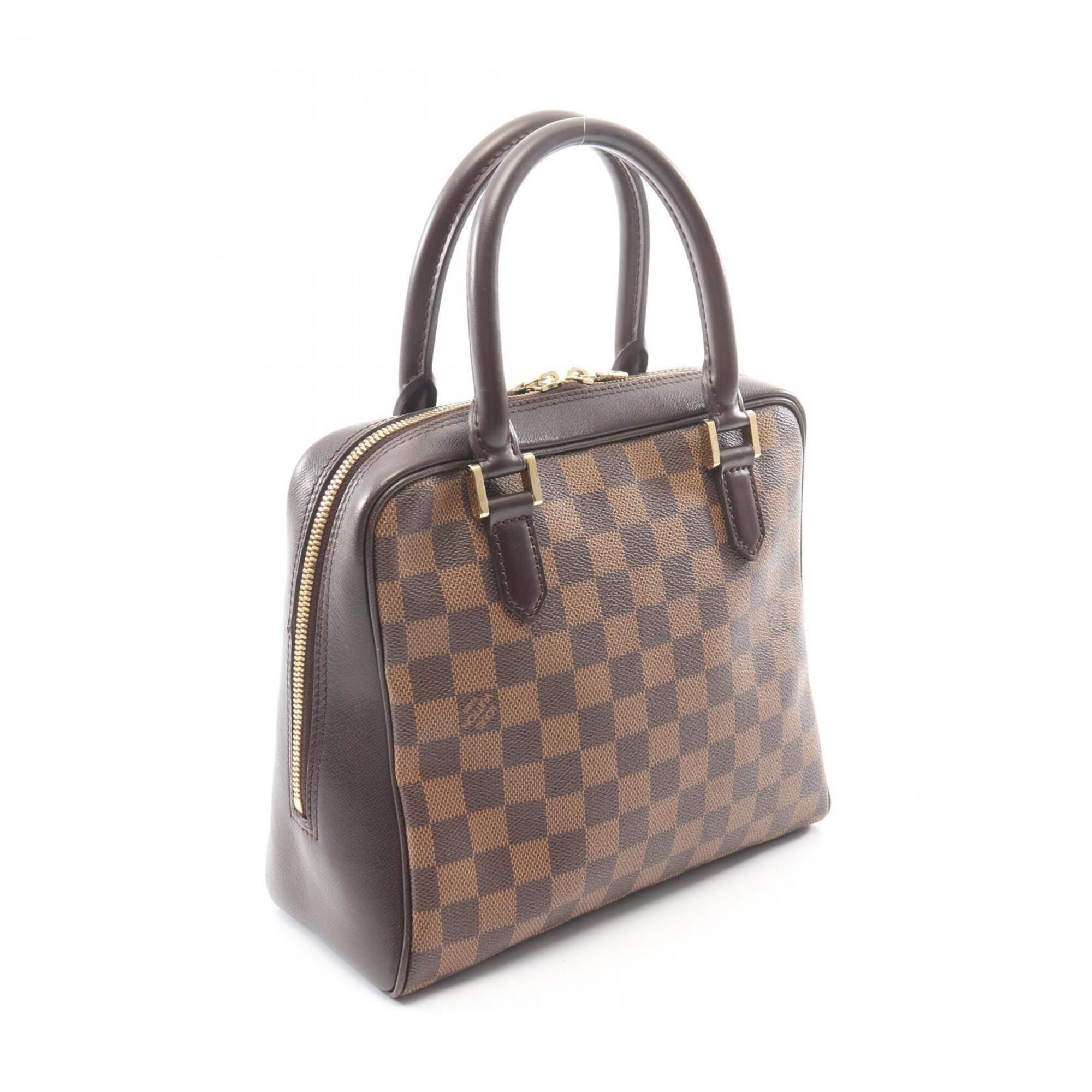 Louis Vuitton Brown Coated Canvas Leather Handbag (Pre-Owned)