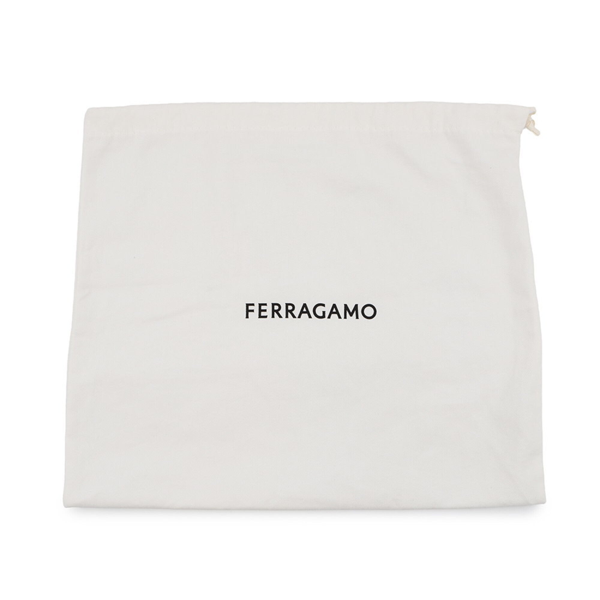 Salvatore Ferragamo White Canvas Handbag (Pre-Owned)