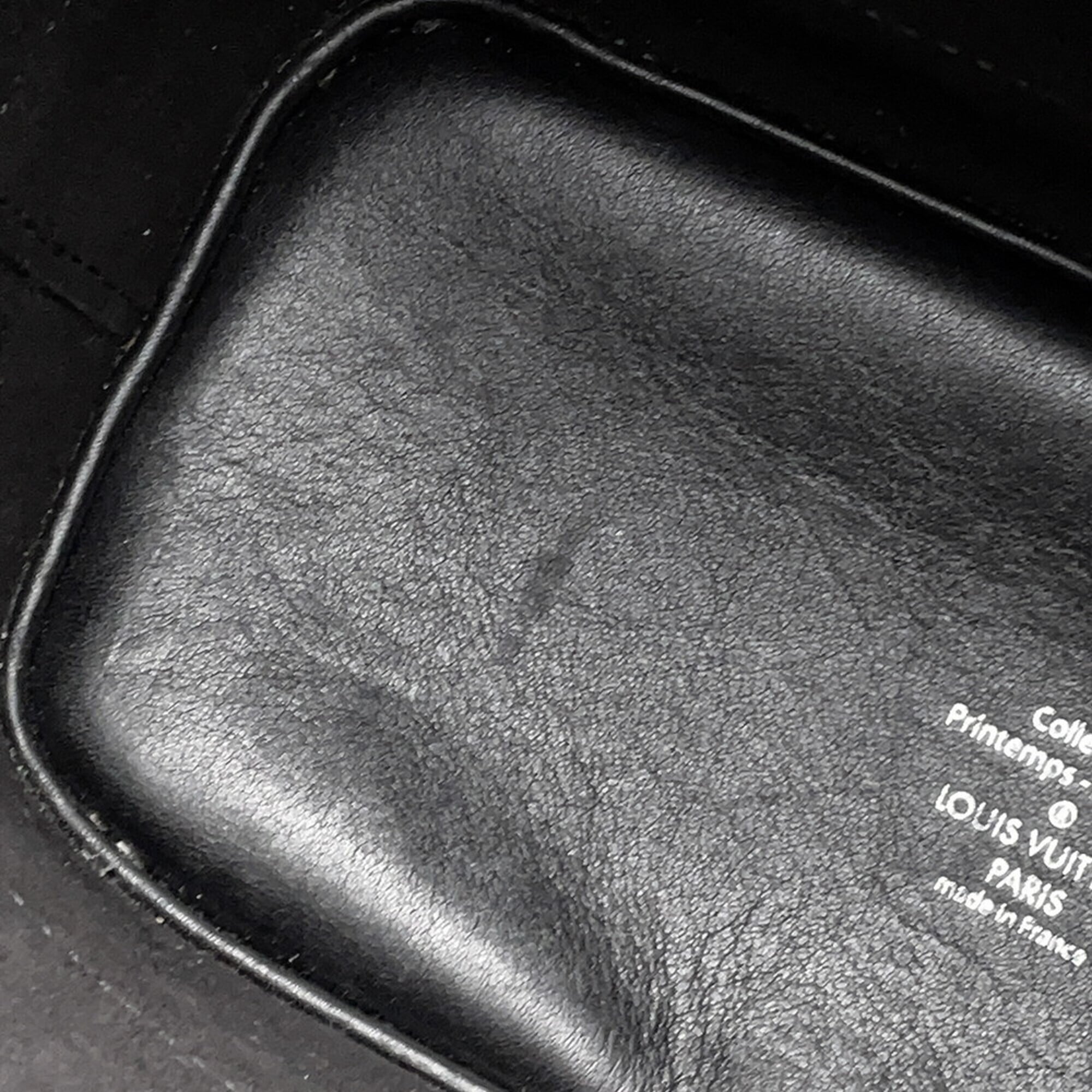 Louis Vuitton Noir Monogram Handbag Pouch Shoulder Bag (Pre-Owned)