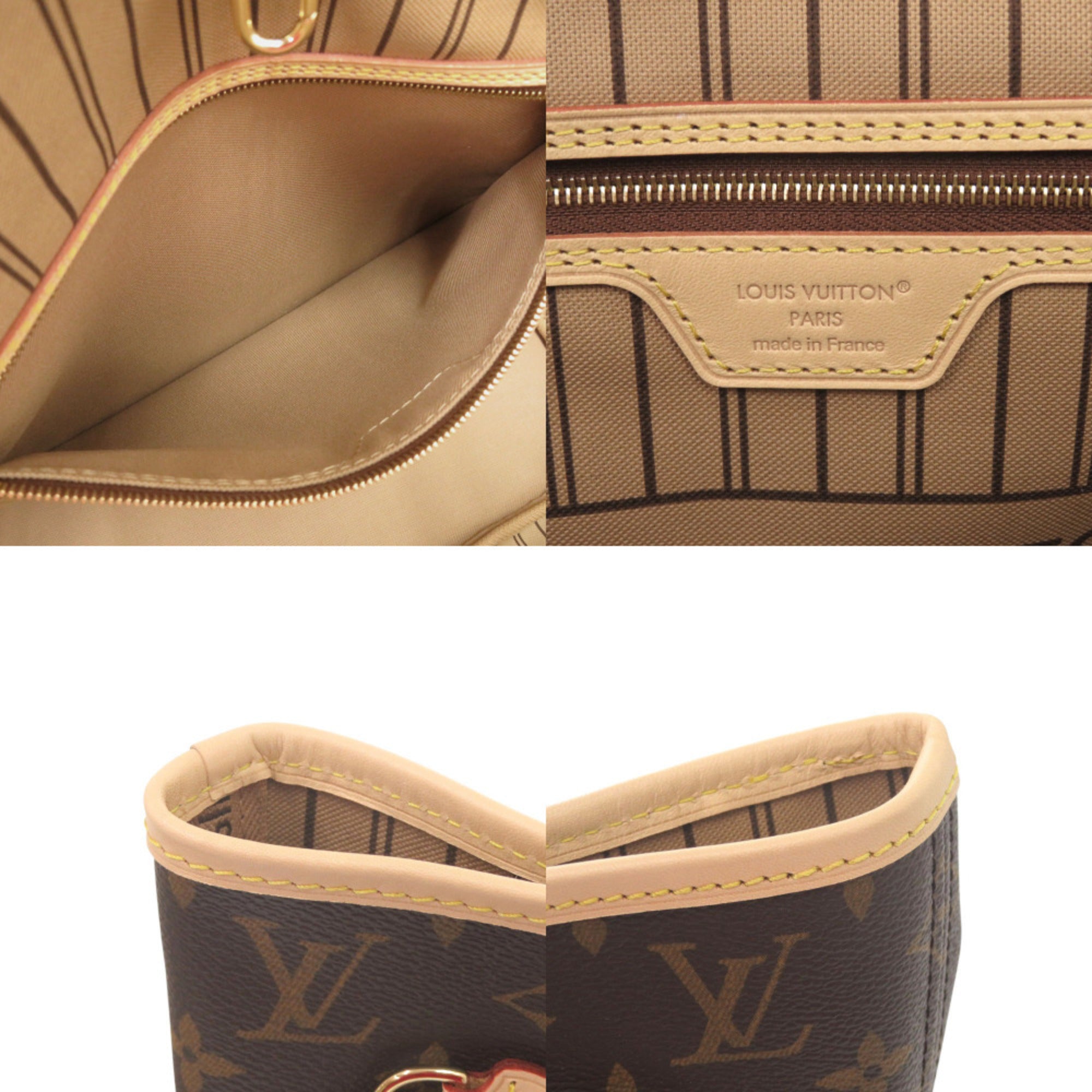 Louis Vuitton Brown Monogram Pouch Tote Bag (Pre-Owned)