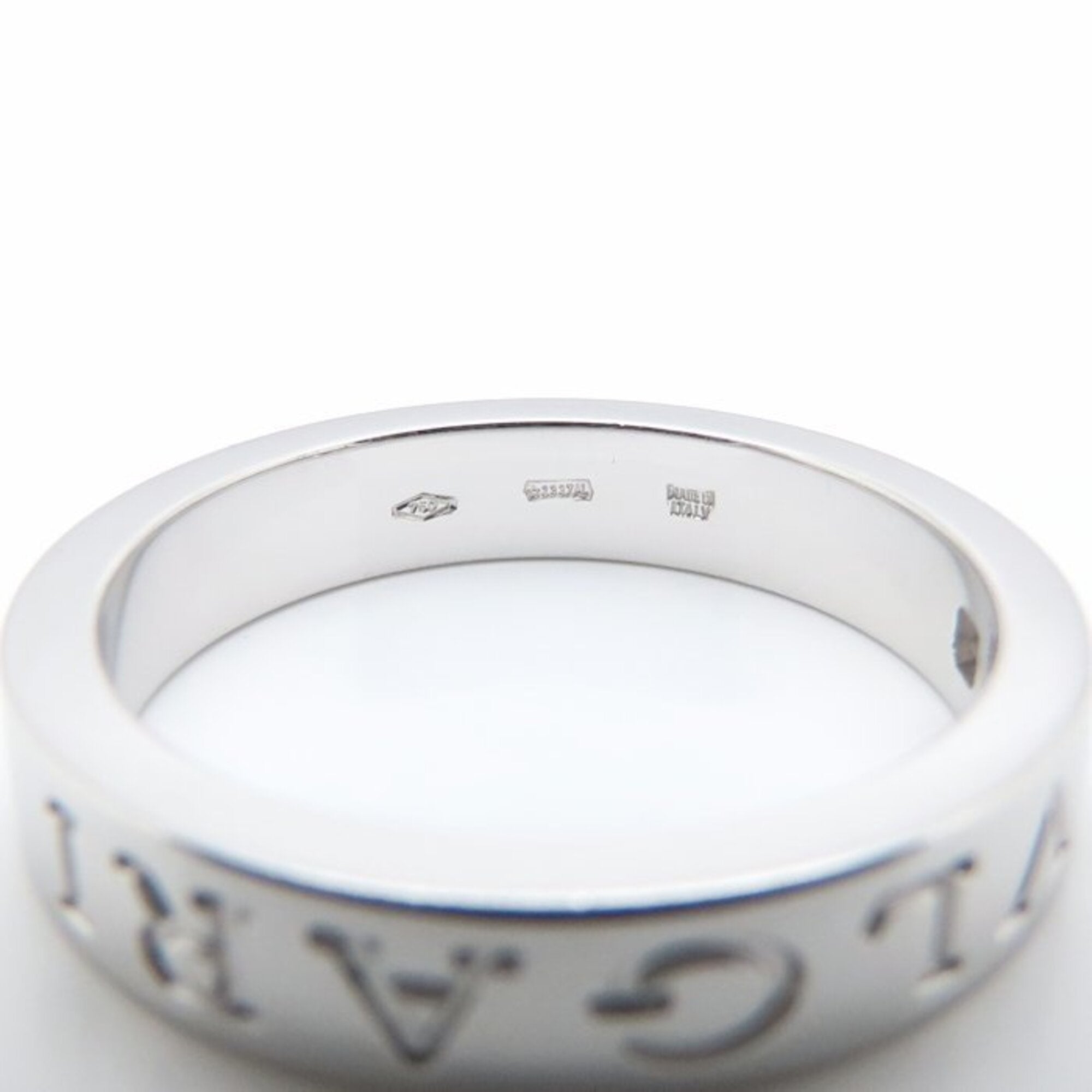 Bvlgari White Gold (18K) Band Ring (Pre-Owned)