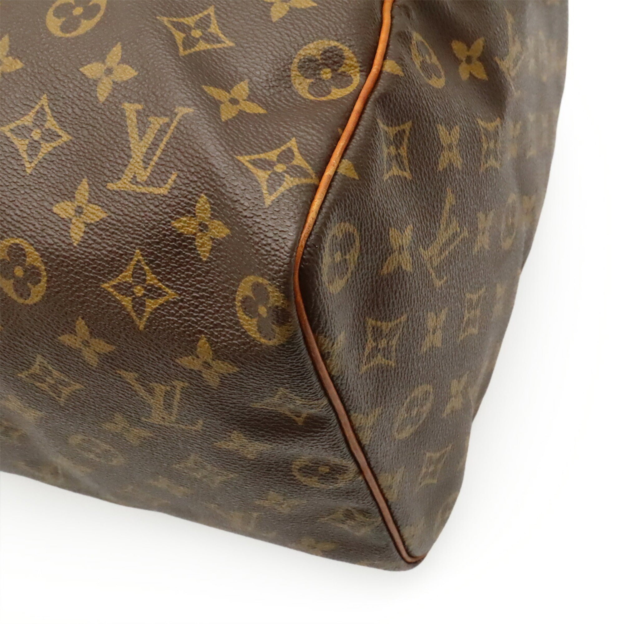 Louis Vuitton Brown Monogram Canvas Pvc Coated Canvas Boston Bag Handbag (Pre-Owned)