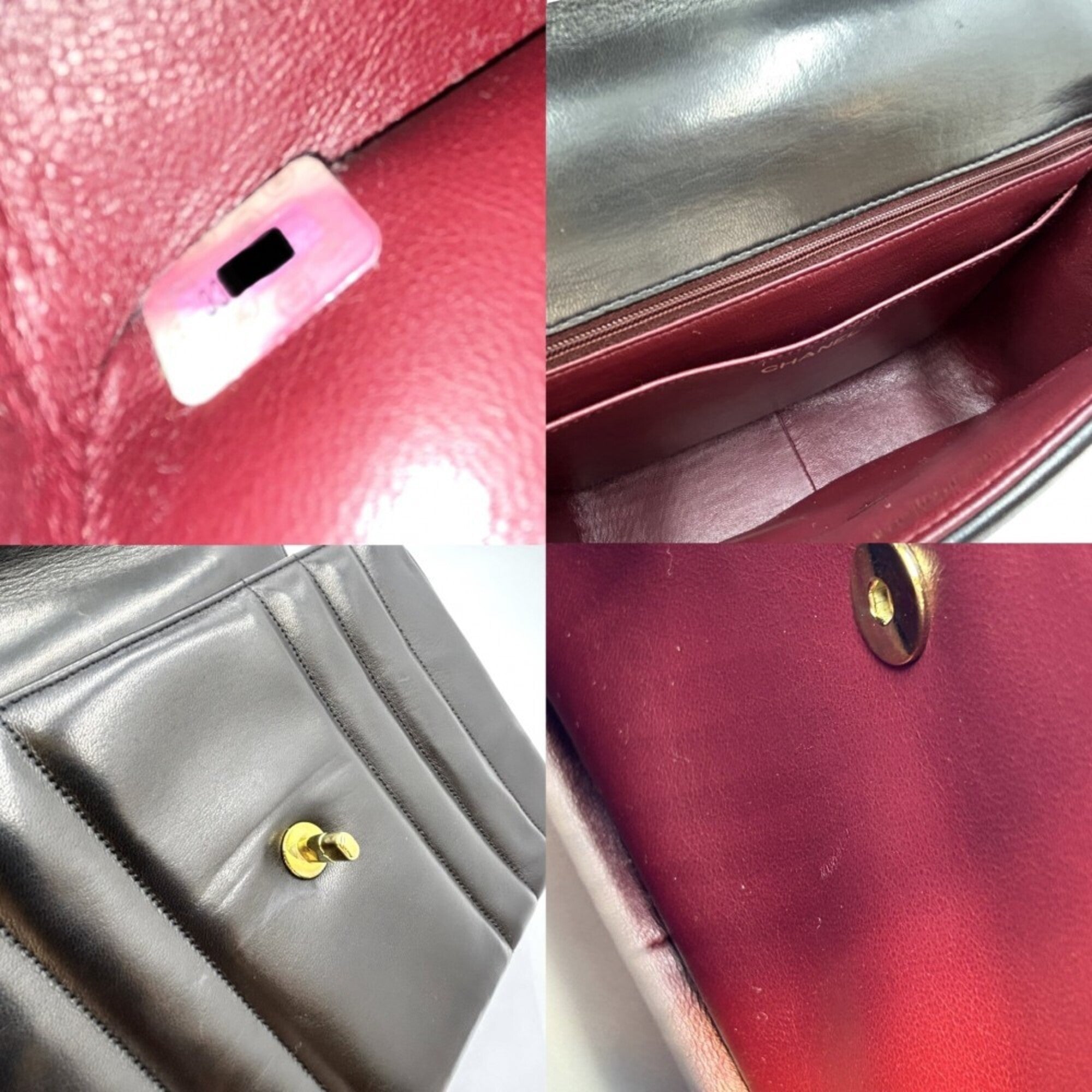Chanel Black Leather Handbag (Pre-Owned)