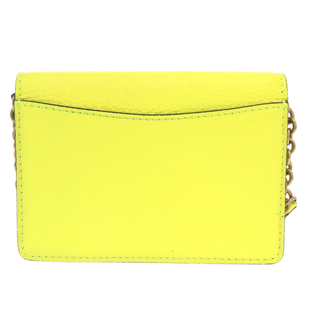 Burberry Yellow Leather Shoulder Bag (Pre-Owned)