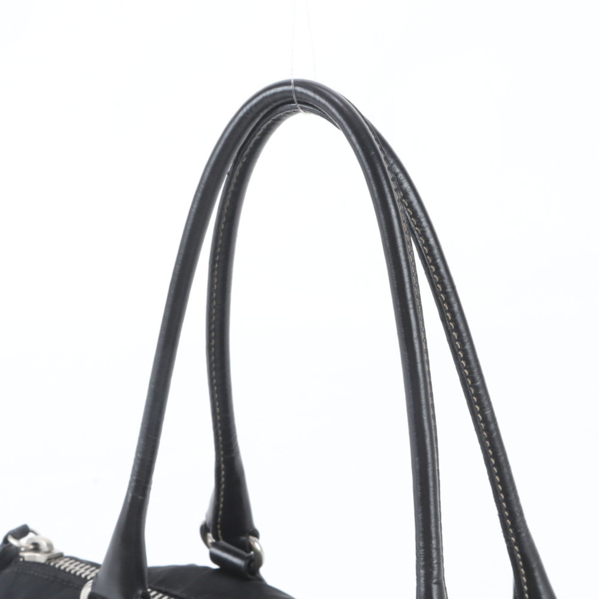 Prada Black Nylon Handbag Shoulder Bag Tote Bag (Pre-Owned)