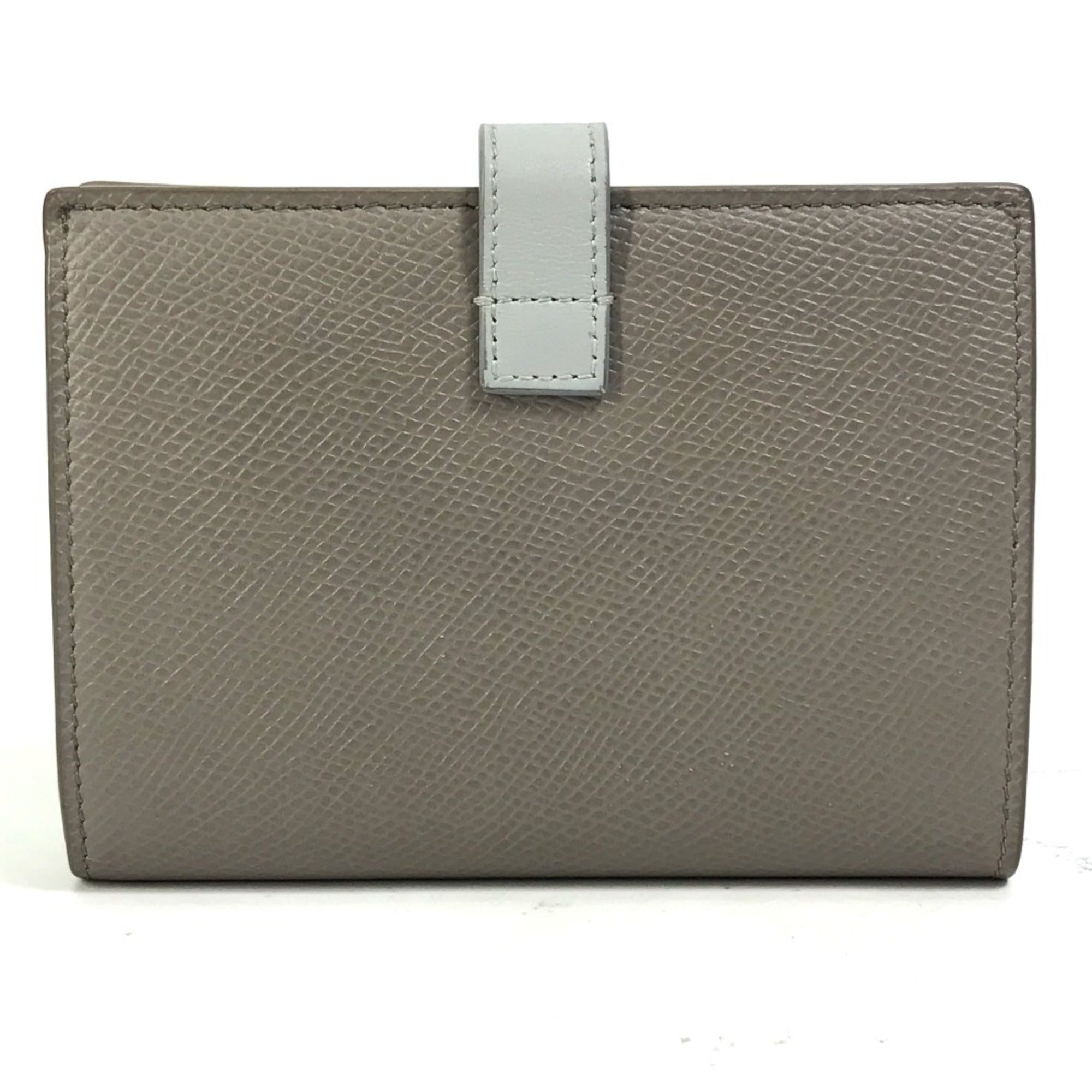 Celine Gray Light Blue Leather Coin Purse/Coin Case (Pre-Owned)