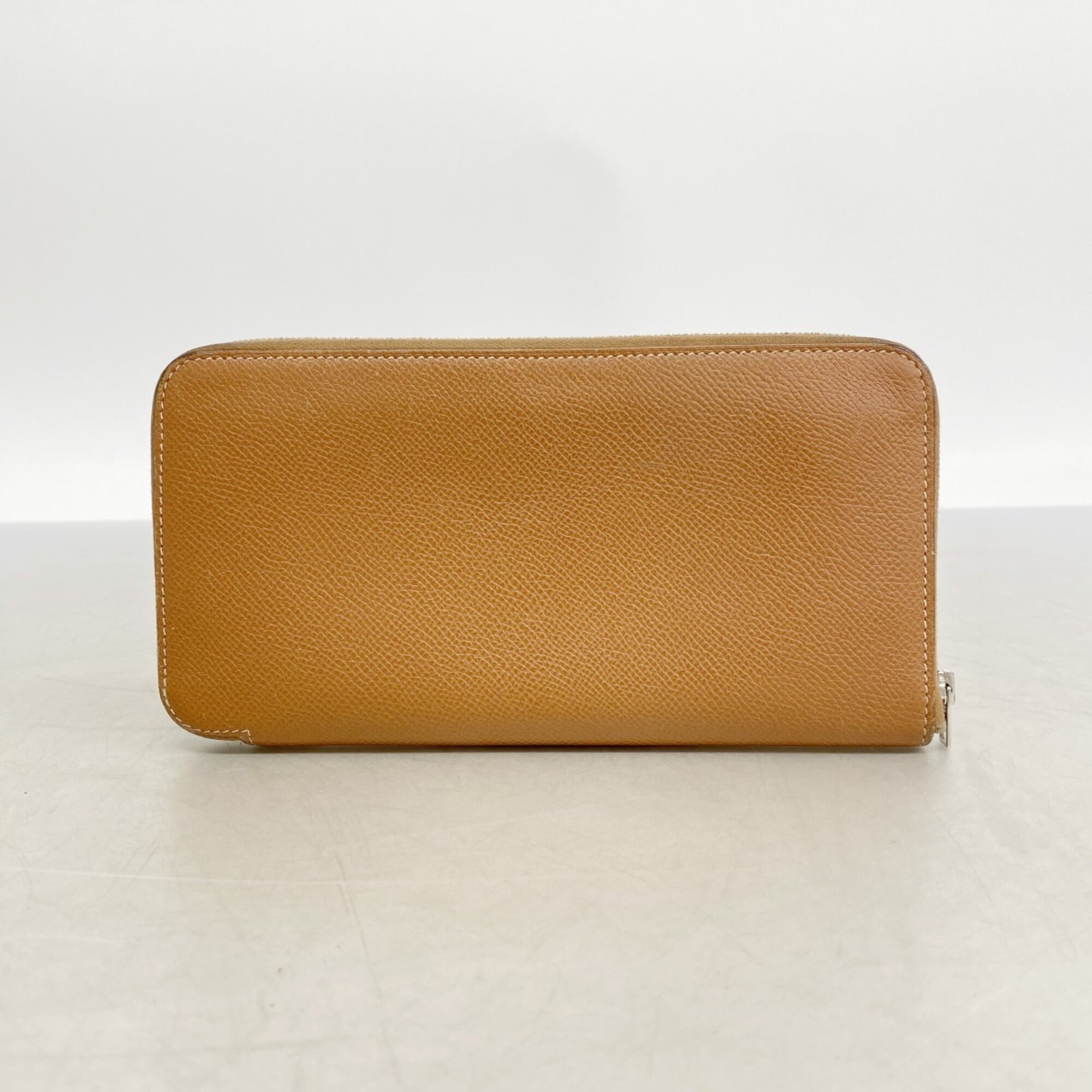 Hermes Gold Epsom Leather Long Wallet (Bi-Fold) (Pre-Owned)