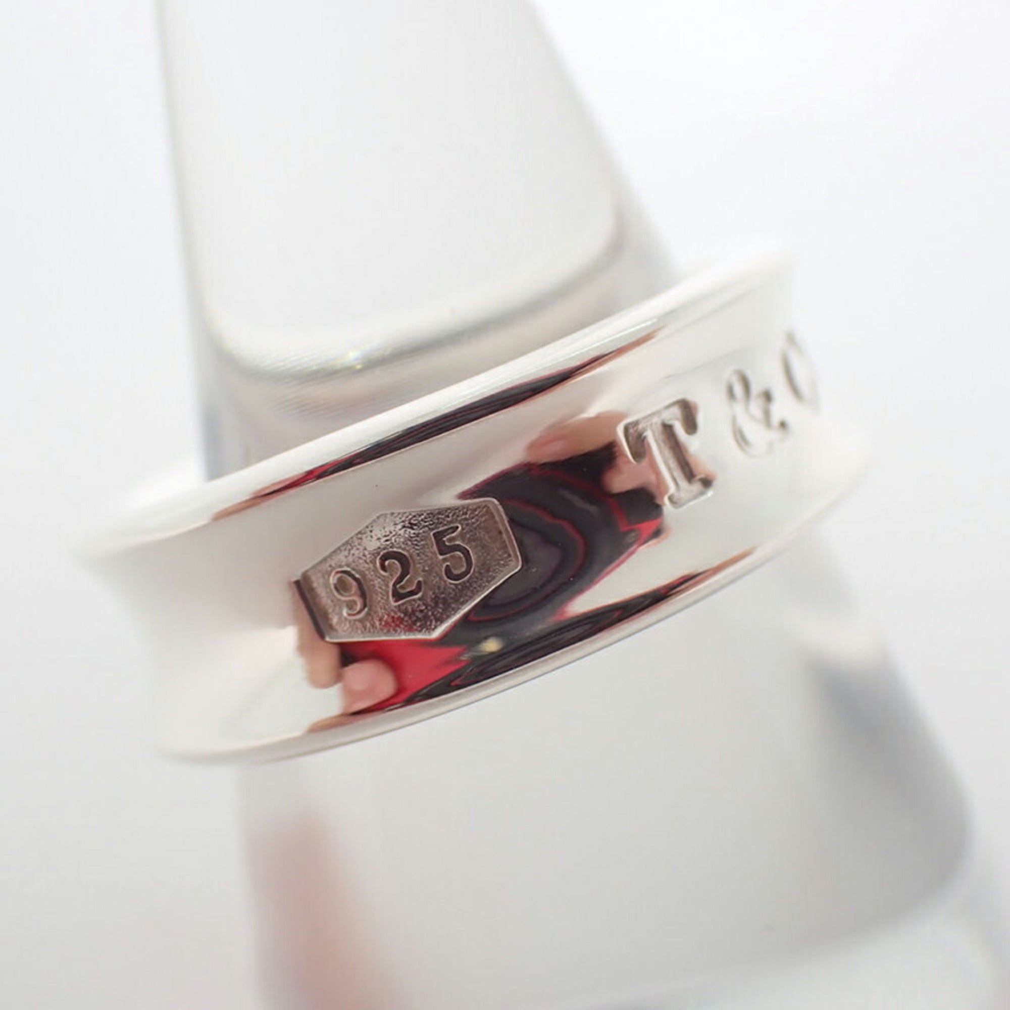 Tiffany Sterling Silver 925 Band Ring (Pre-Owned)