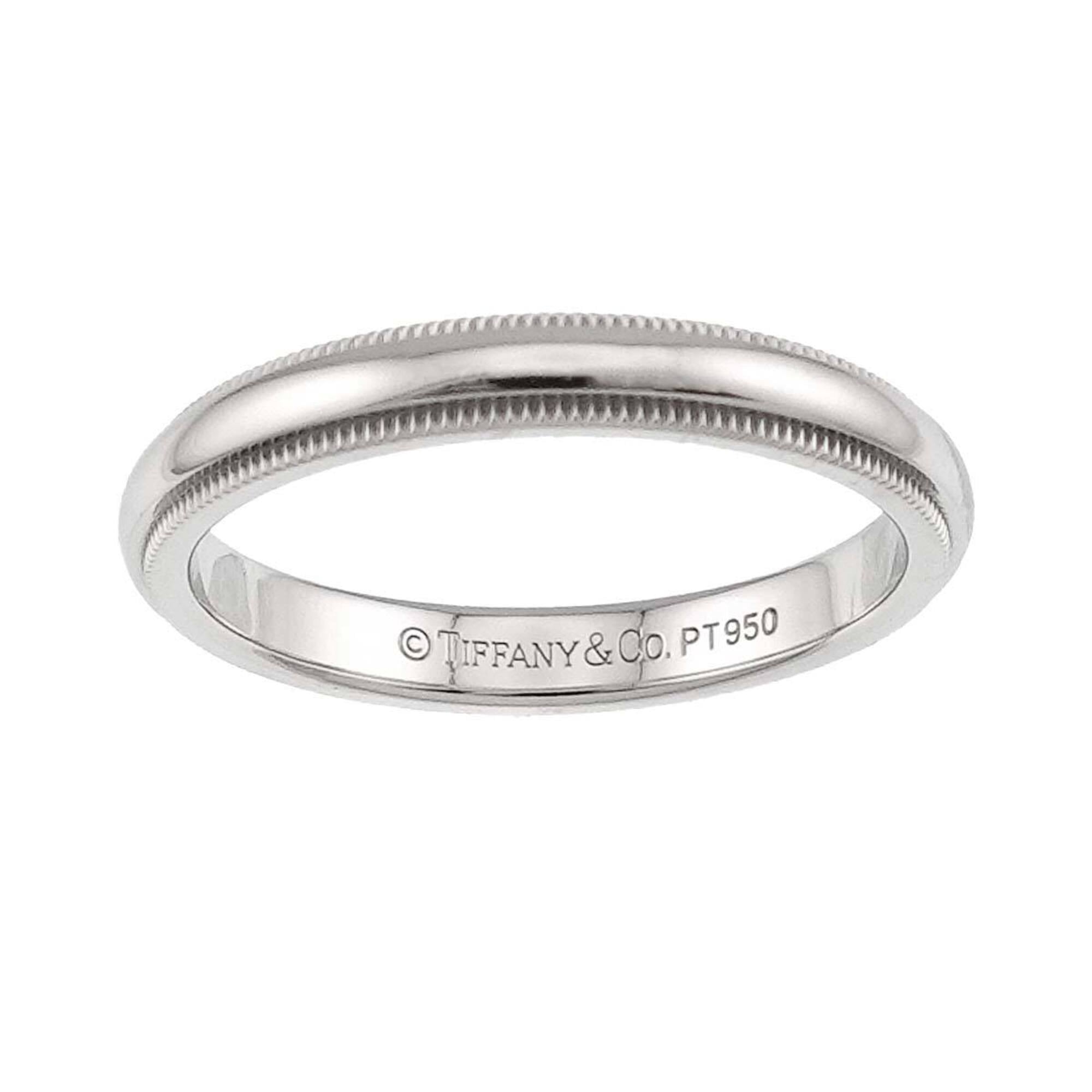 Tiffany Platinum 950 Band Ring (Pre-Owned)