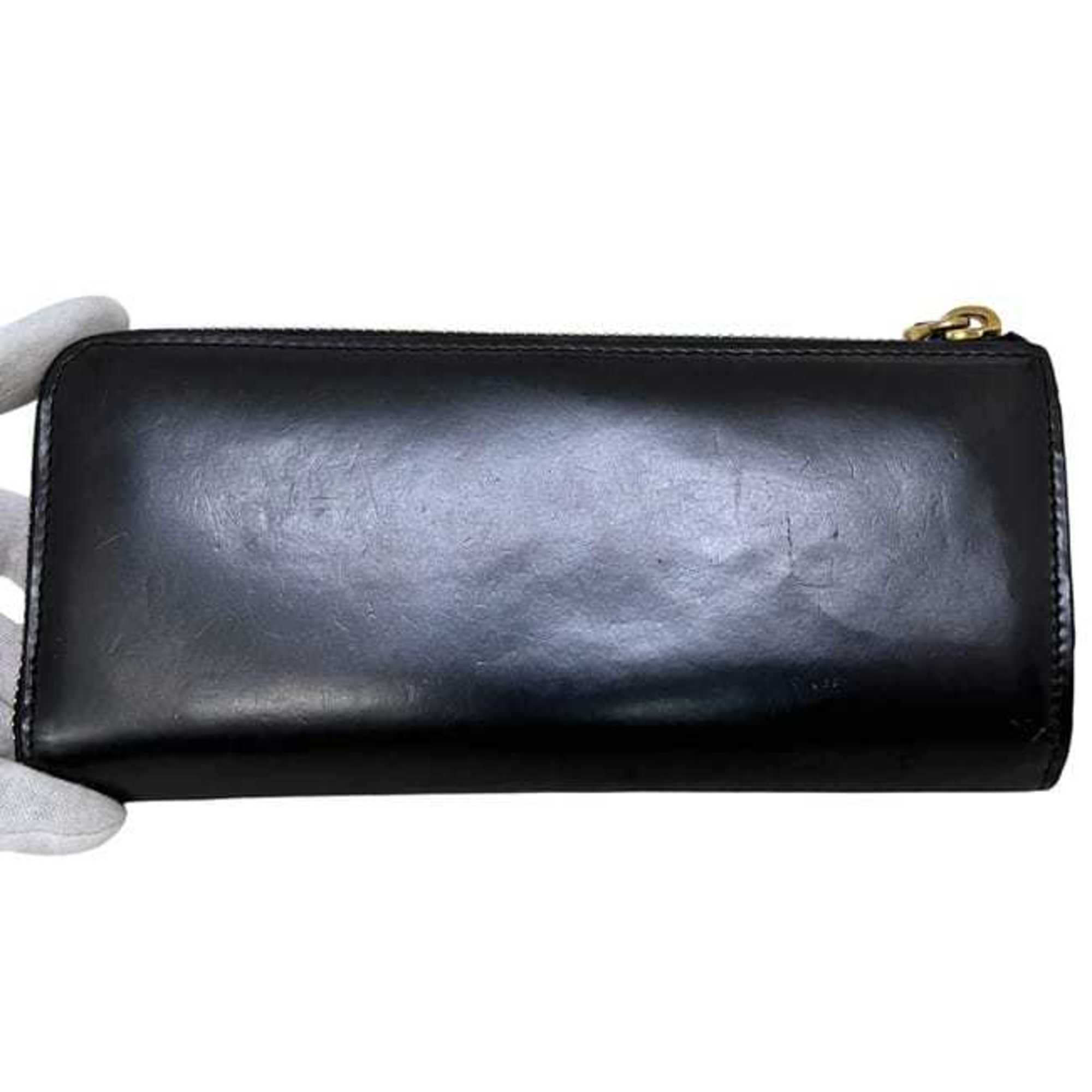 Miu Miu Black Leather Coin Purse/Coin Case (Pre-Owned)