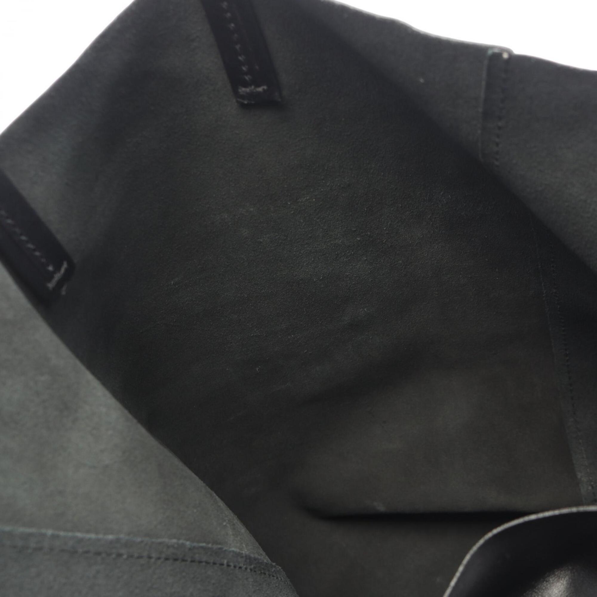 Celine Black Leather Handbag Tote Bag (Pre-Owned)