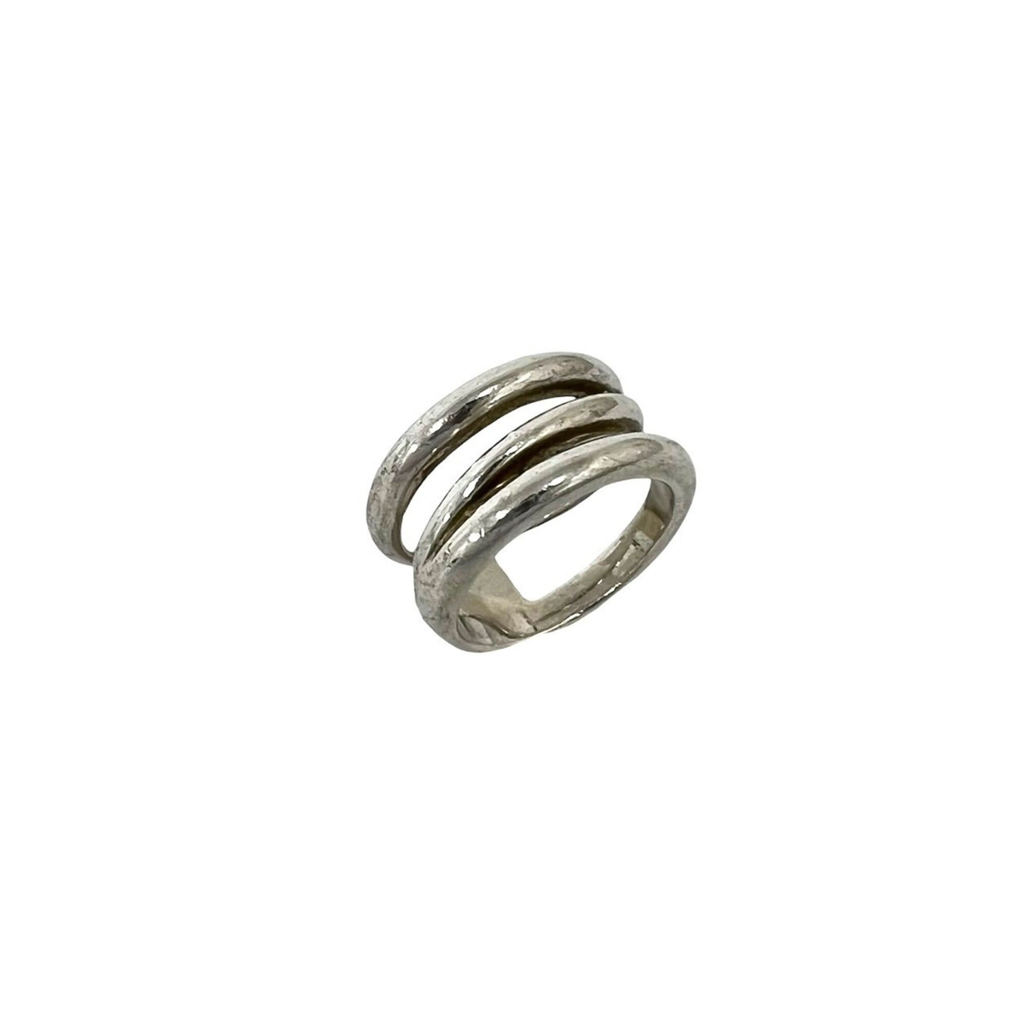 Tiffany Silver Silver 925 Band Ring (Pre-Owned)