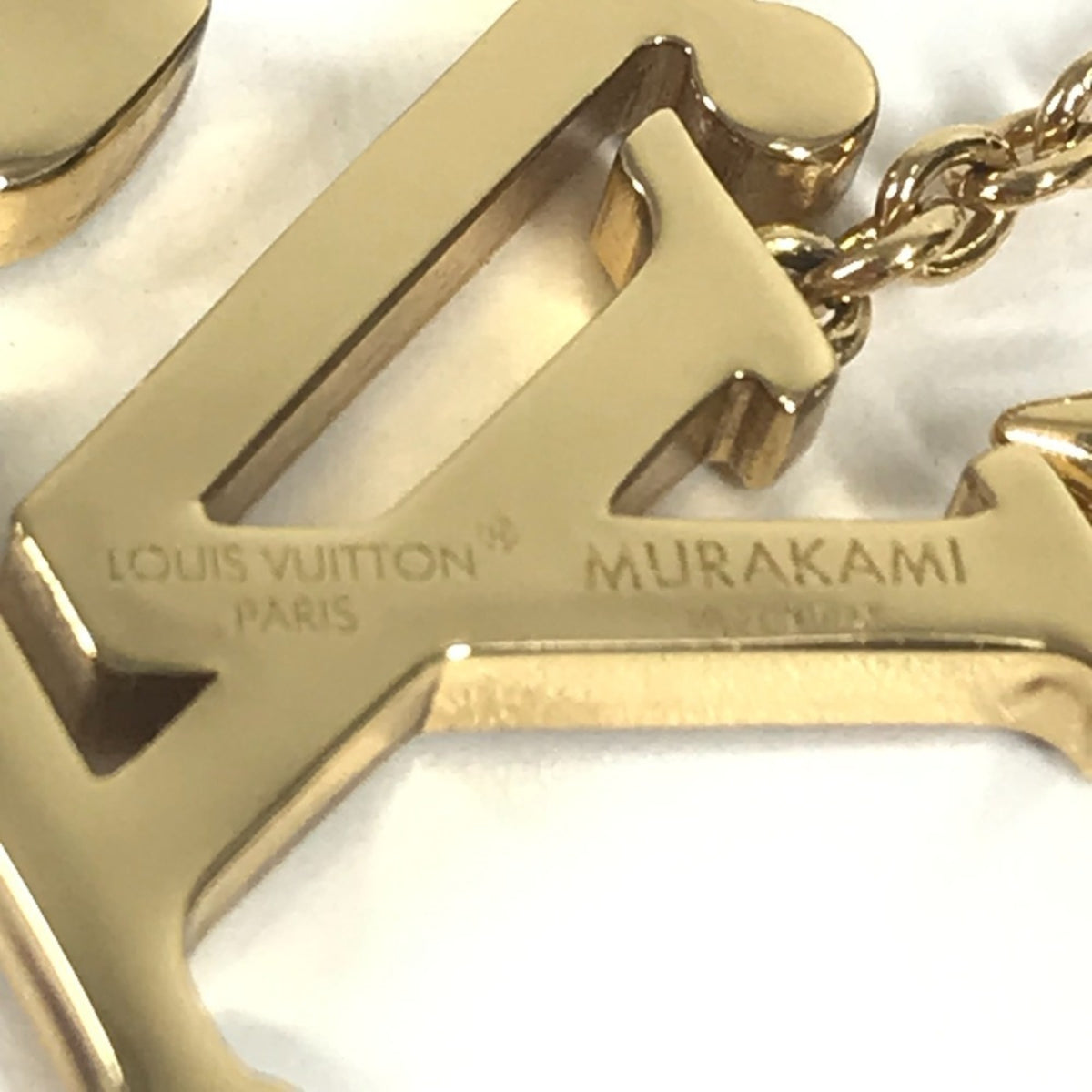 Louis Vuitton Gold Multi-Color Metal Necklace (Pre-Owned)
