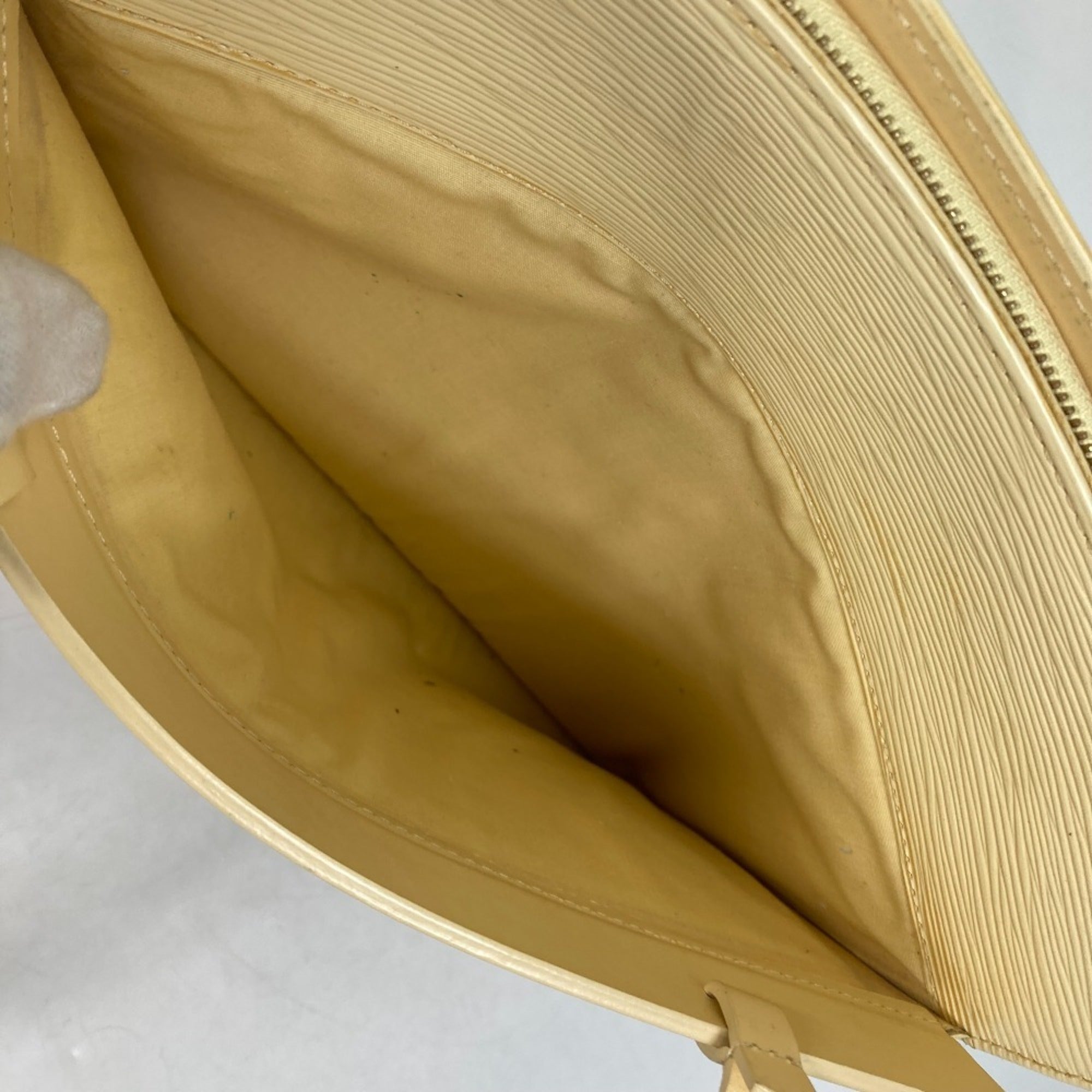 Louis Vuitton Vanilla Yellow Epi Leather Shoulder Bag Tote Bag (Pre-Owned)