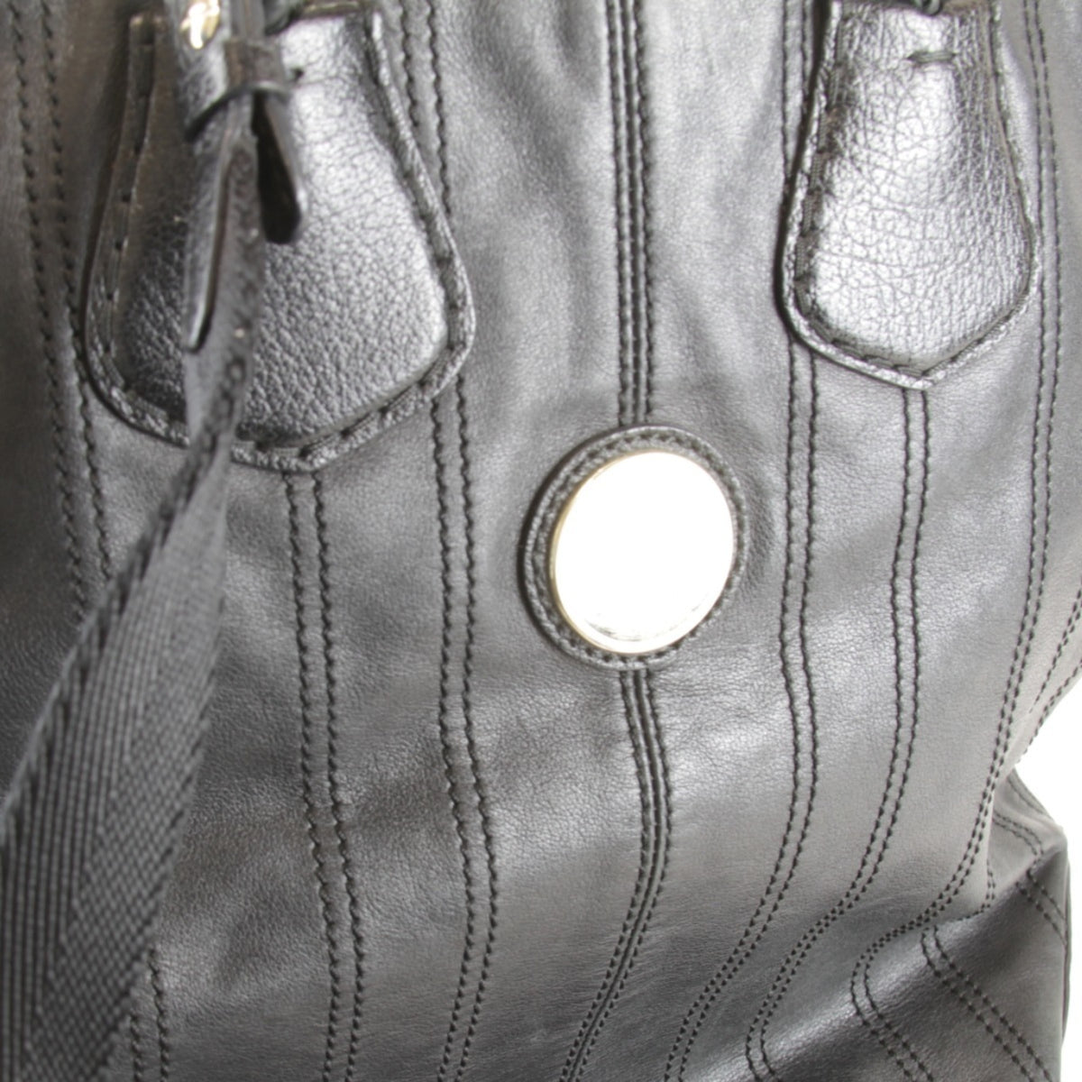 Celine Black Leather Tote Bag (Pre-Owned)