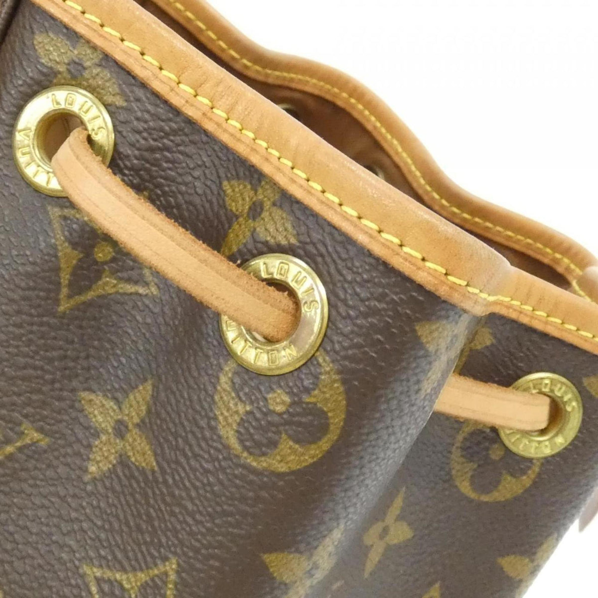 Louis Vuitton Marron Coated Canvas Backpack (Pre-Owned)