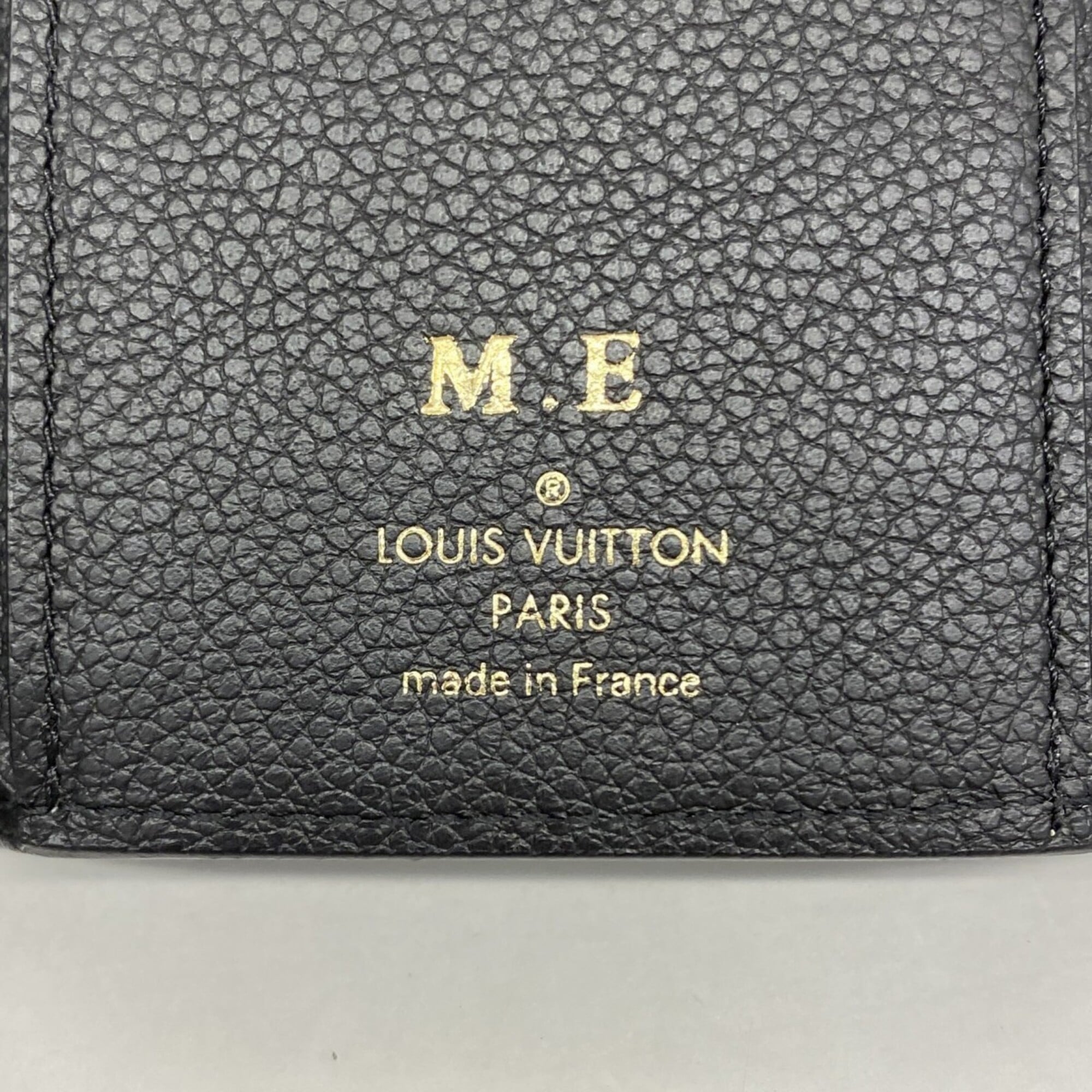 Louis Vuitton Noir Wallet (Tri-Fold) (Pre-Owned)