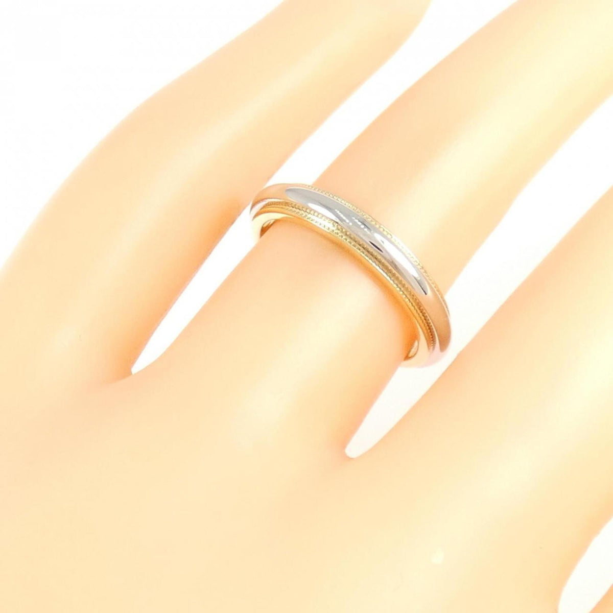 Tiffany Yellow Gold (18K) Platinum 950 Band Ring (Pre-Owned)