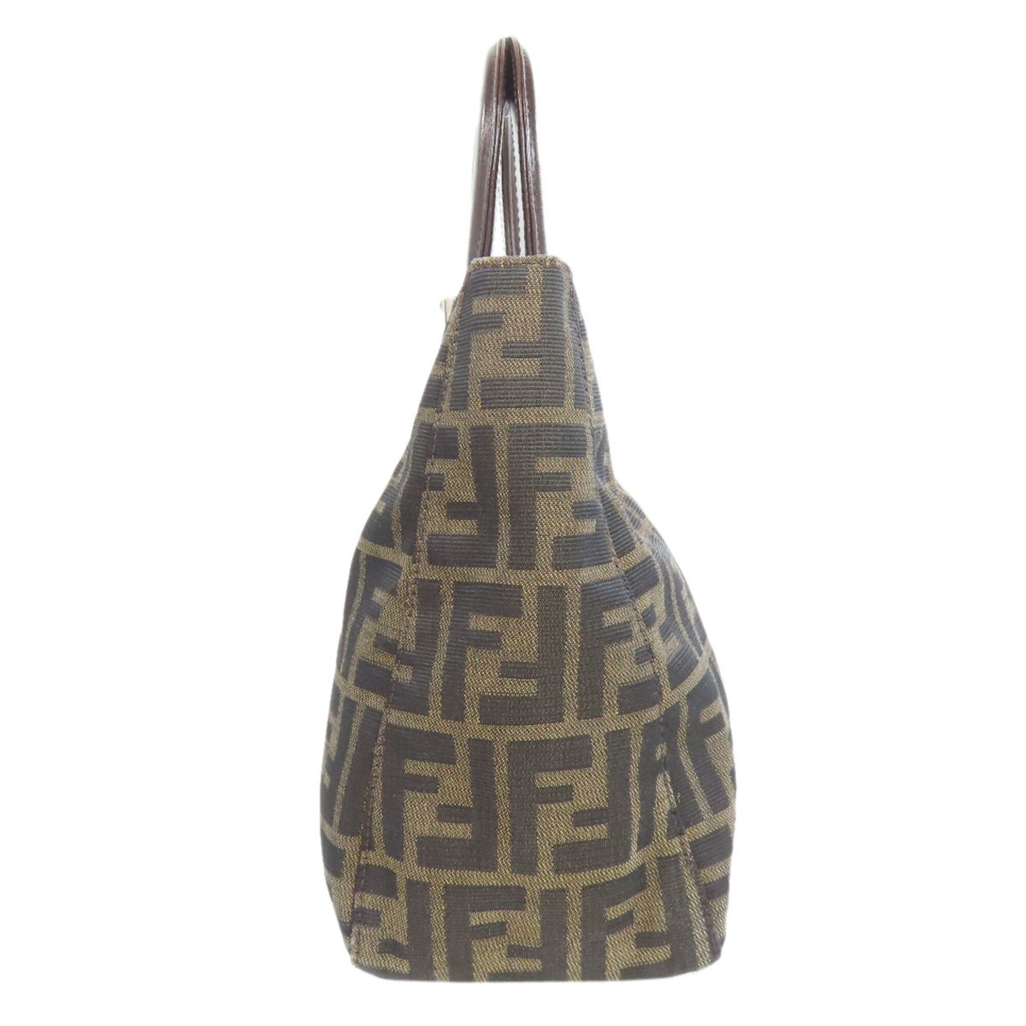 Fendi Brown Canvas Tote Bag (Pre-Owned)