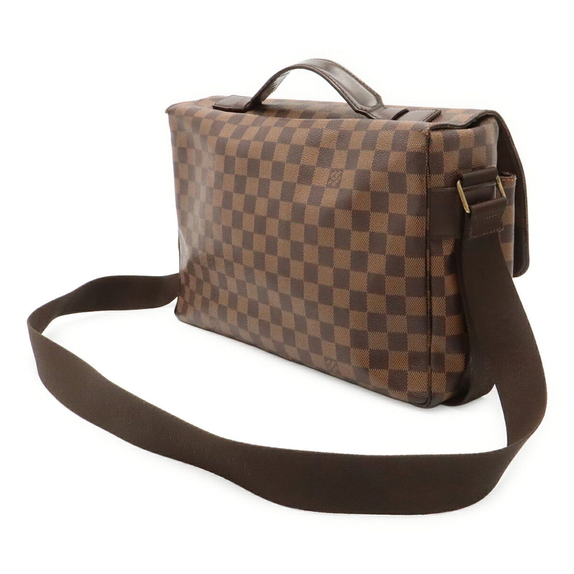 Louis Vuitton Brown Damier Canvas Galle Damier Canvas Handbag Shoulder Bag (Pre-Owned)