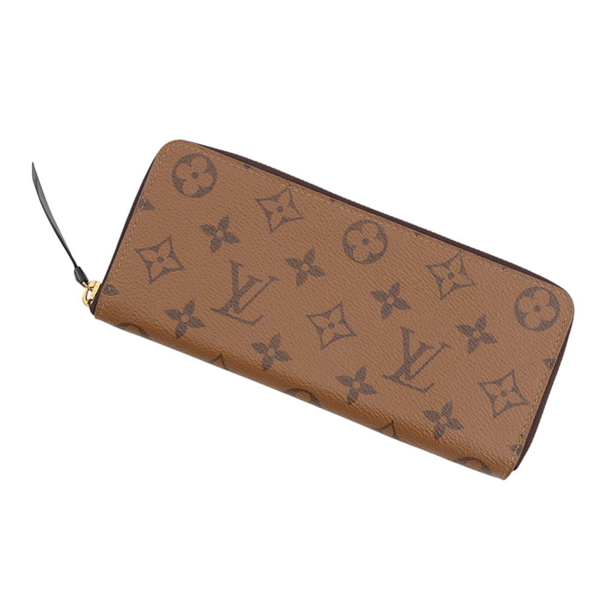 Louis Vuitton Monogram Reverse Black Noir Monogram Reverse Long Wallet (Bi-Fold) (Pre-Owned)