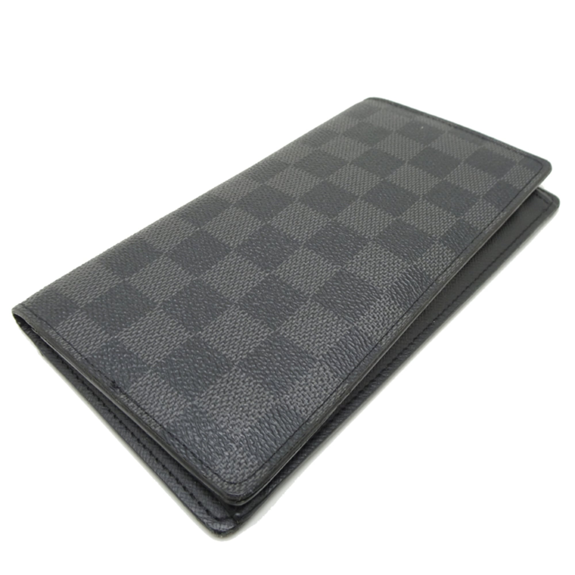 Louis Vuitton Black Noir Damier Graphite Wallet (Bi-Fold) (Pre-Owned)