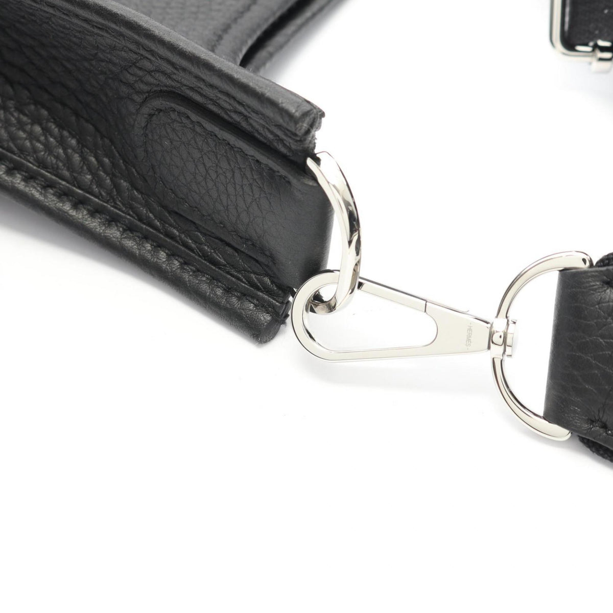 Hermes Black Taurillon Clemence Leather Leather Shoulder Bag (Pre-Owned)