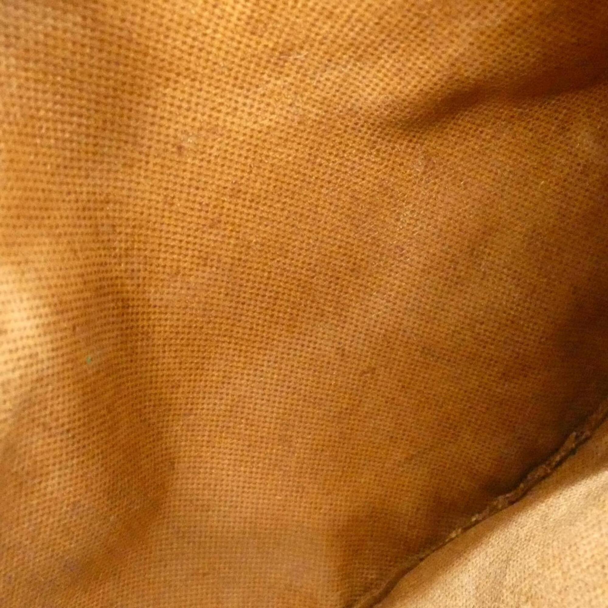 Louis Vuitton Monogram Marron Coated Canvas Boston Bag (Pre-Owned)