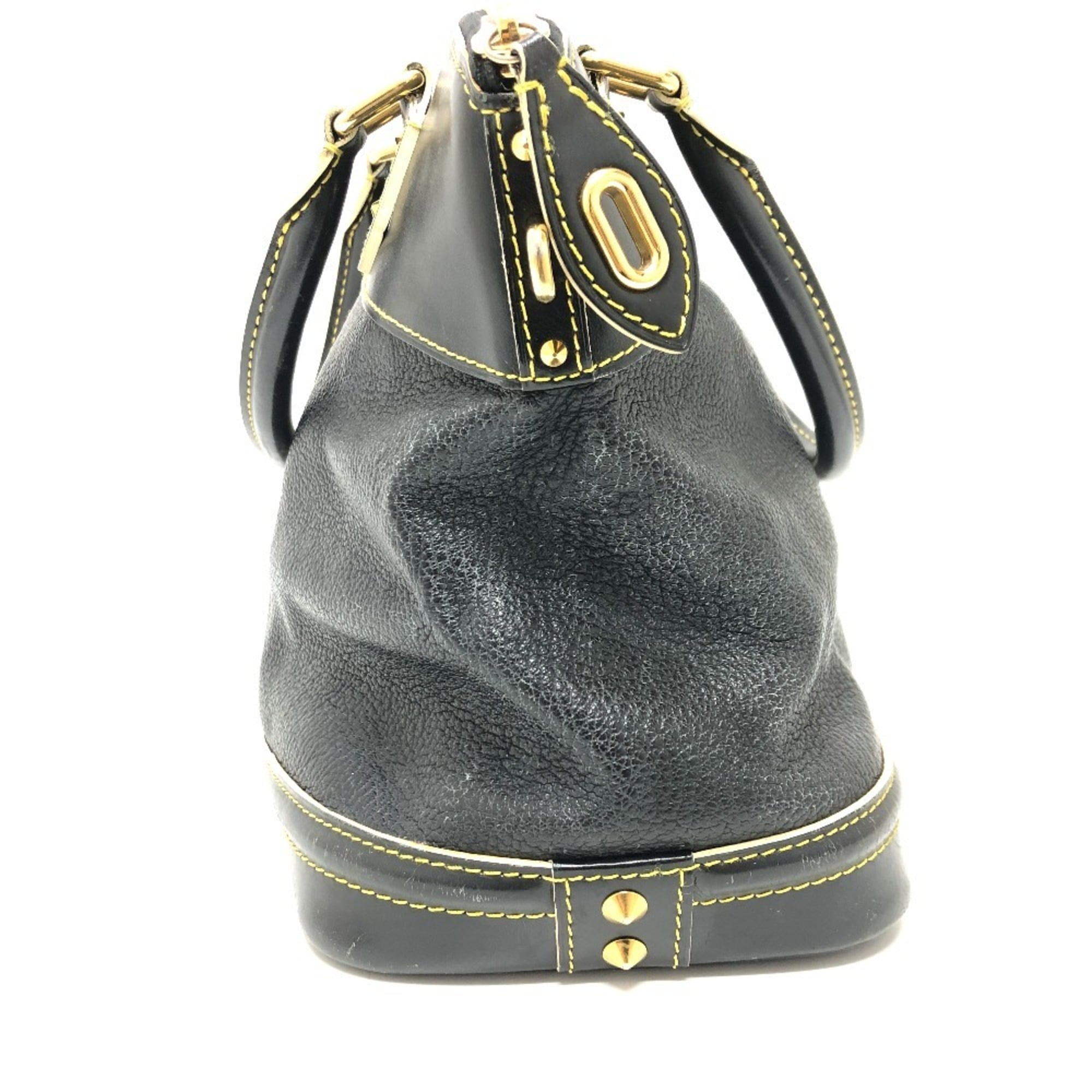 Louis Vuitton Black Suhali Leather Handbag Tote Bag (Pre-Owned)