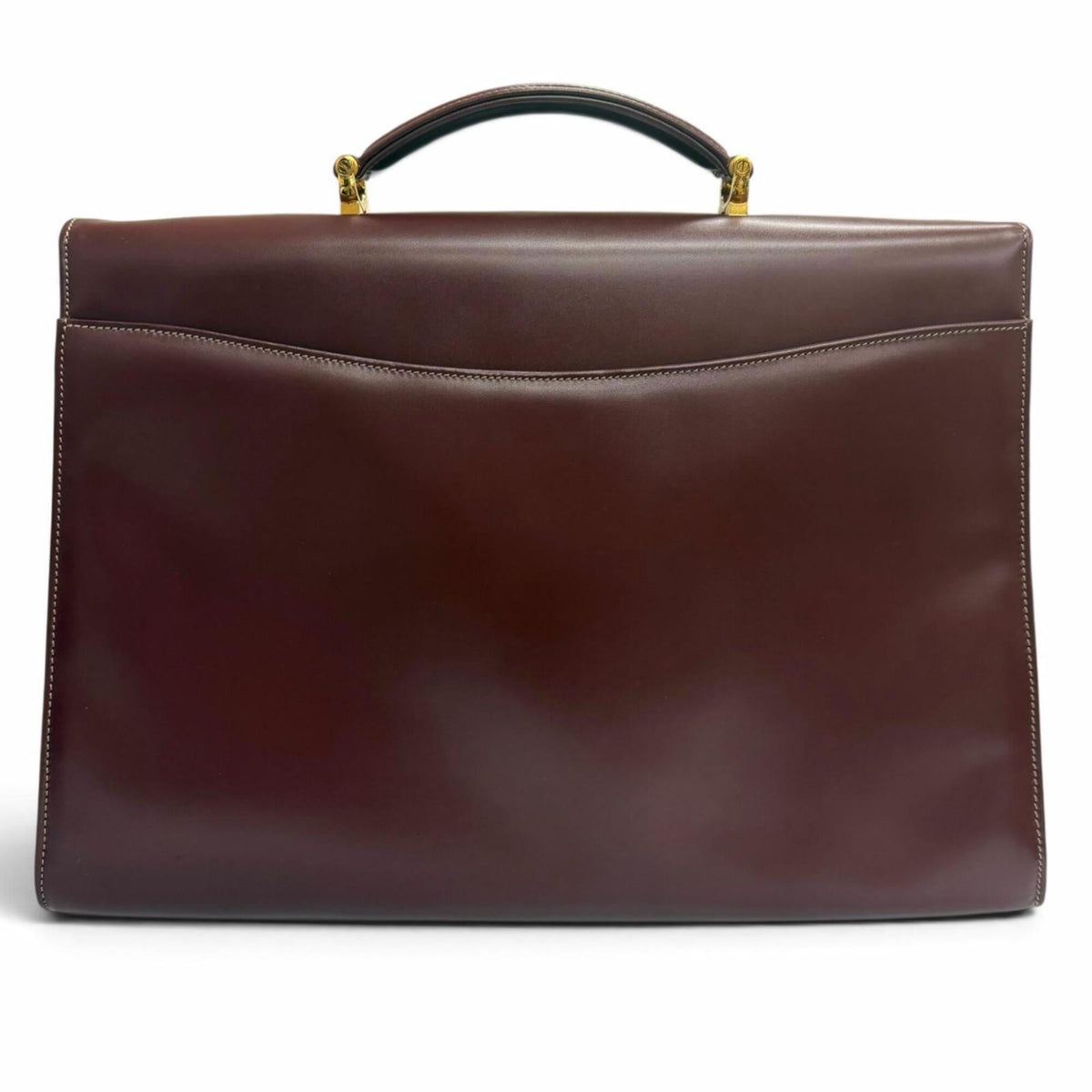 Cartier Bordeaux Leather Briefcase (Pre-Owned)